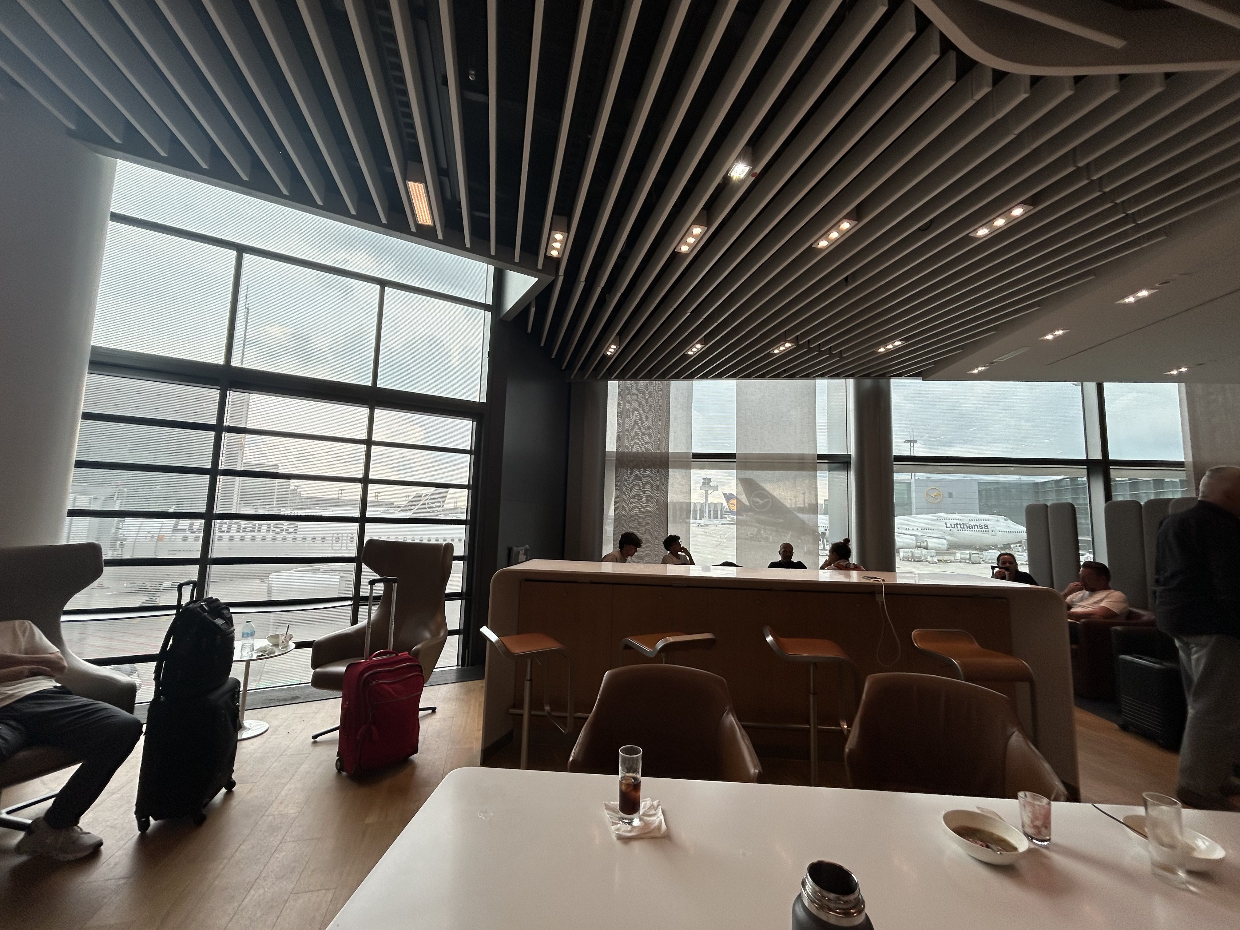 Lufthansa Lounge View FRA Lufthansa Lounge View FRA