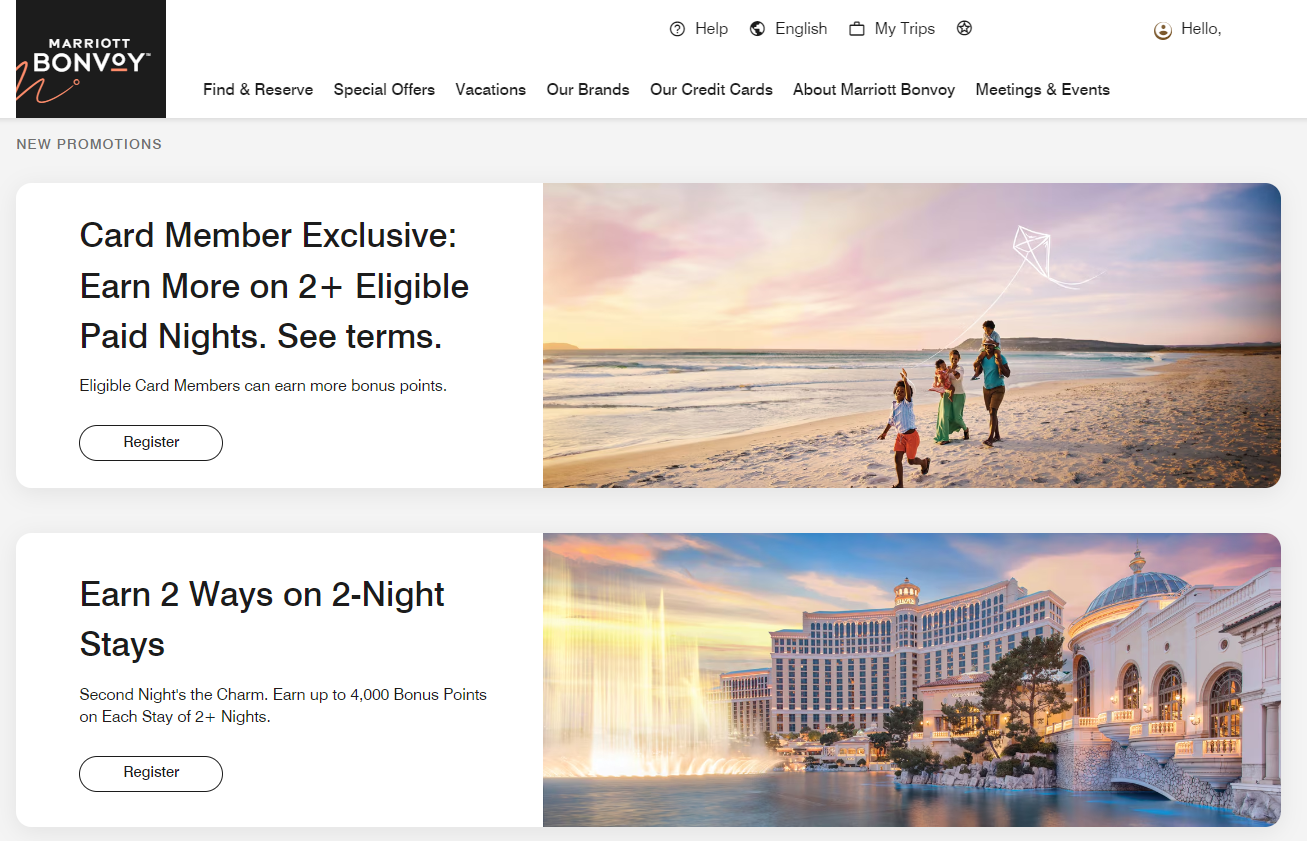 Marriott Go Your Way promotion 2023 Marriott promo 082724