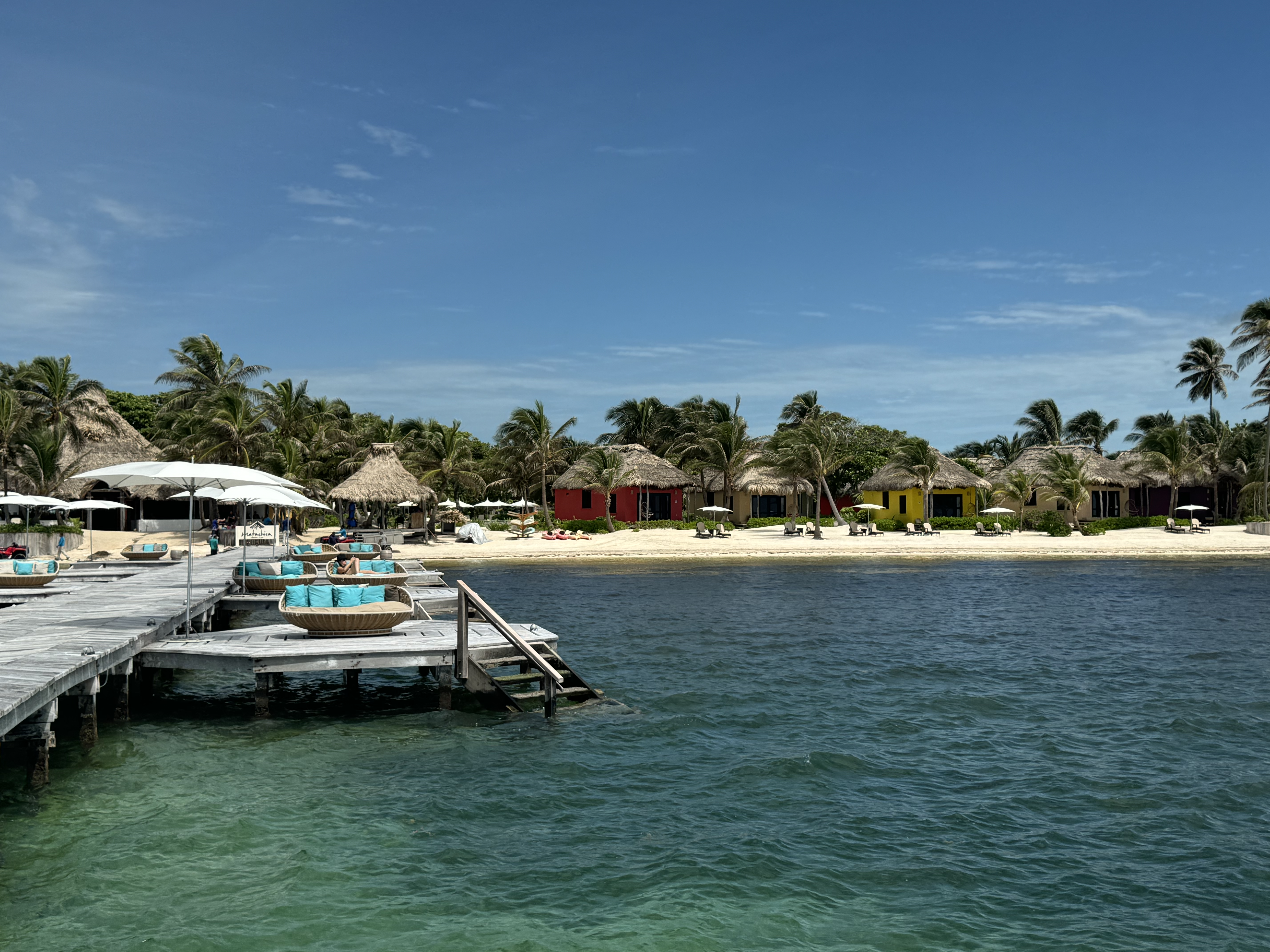 Matachica Resort view from pier Matachica Resort view from pier
