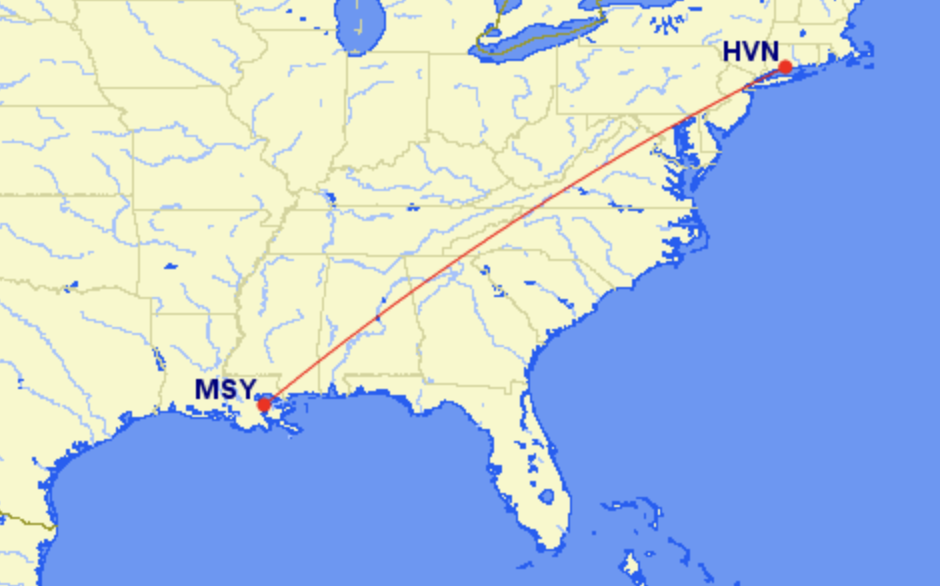 New Haven to New Orleans New Haven to New Orleans