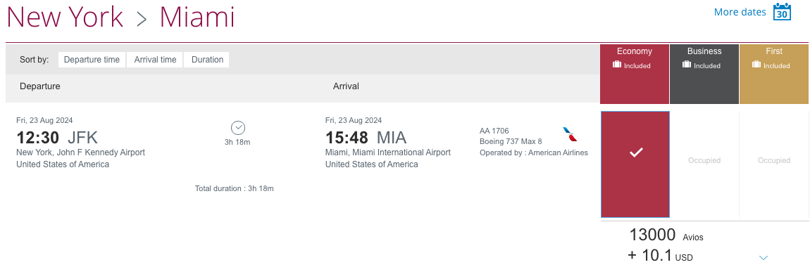 Qatar Airways Devaluation Awards Sceenshot Qatar Airways Devaluation Awards Sceenshot