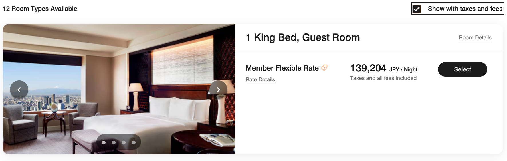 Ritz Carlton Tokyo 1 King Bed Room Ritz Carlton Tokyo 1 King Bed Room