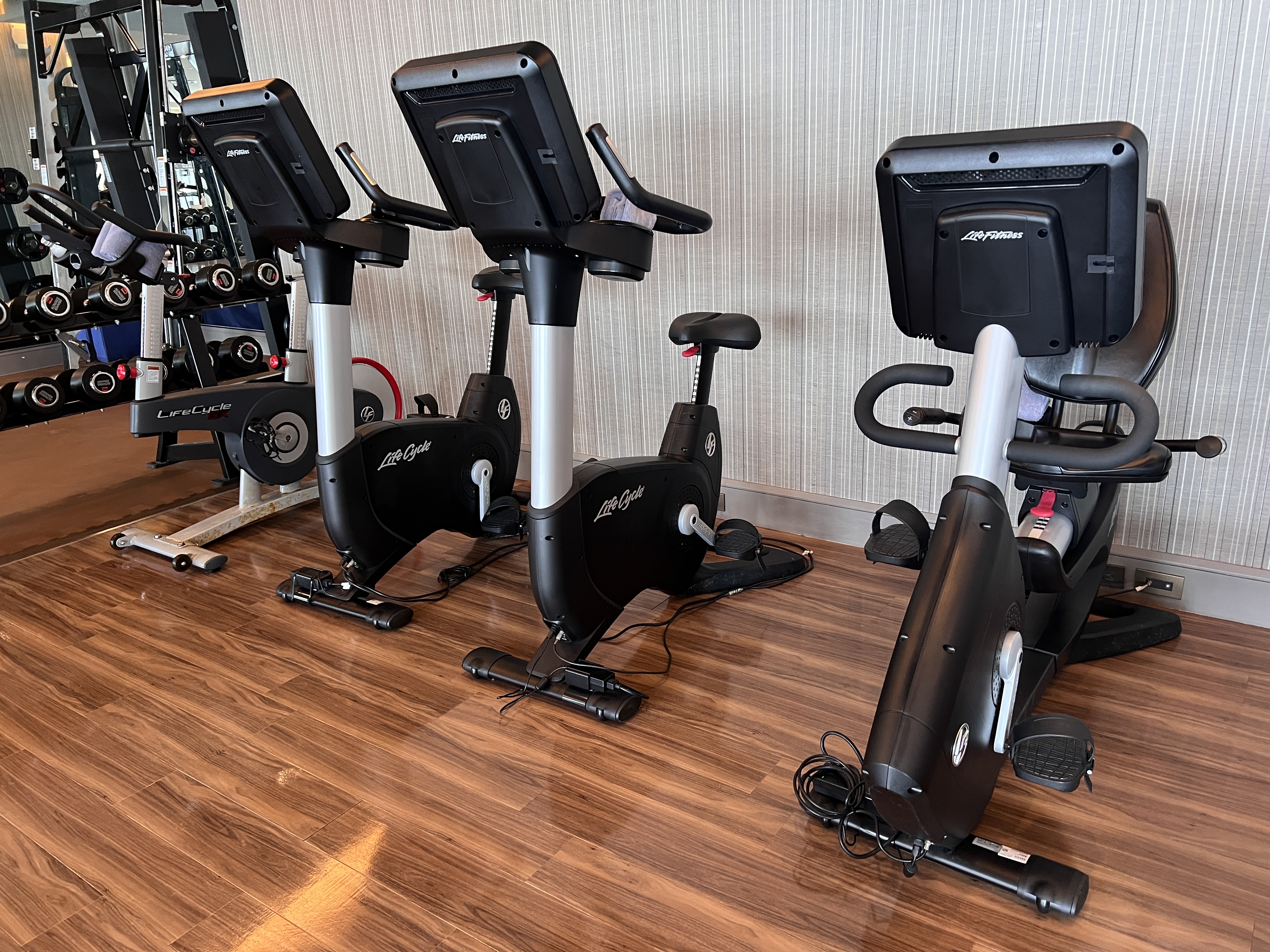 Ritz Carlton Tokyo fitness center stationary bikes Ritz Carlton Tokyo fitness center stationary bikes