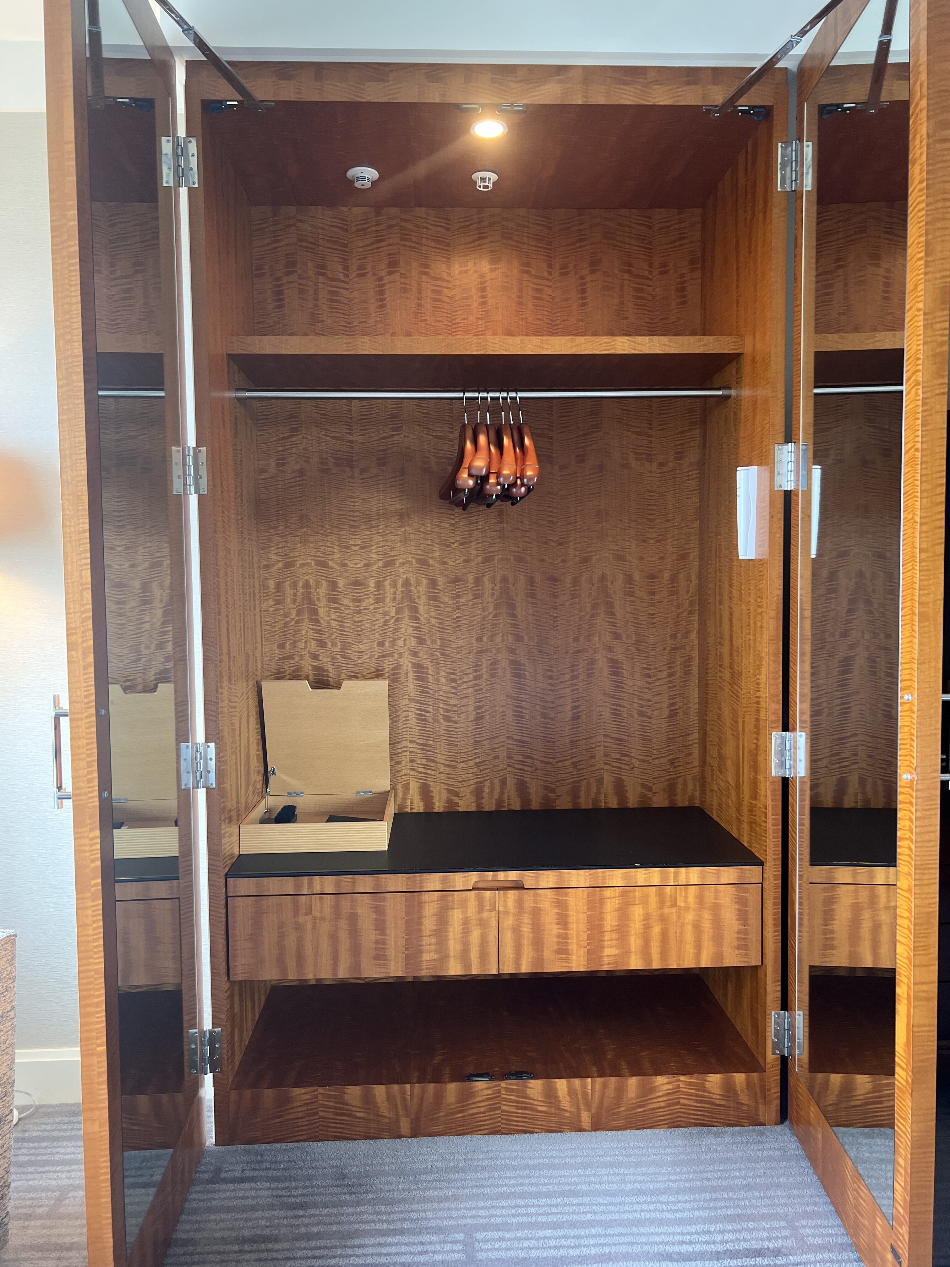 Ritz Carlton Tokyo room second closet Ritz Carlton Tokyo room second closet