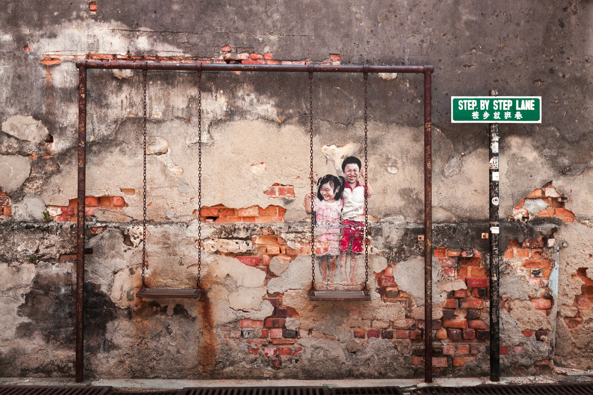Street art in Penang Street art in Penang
