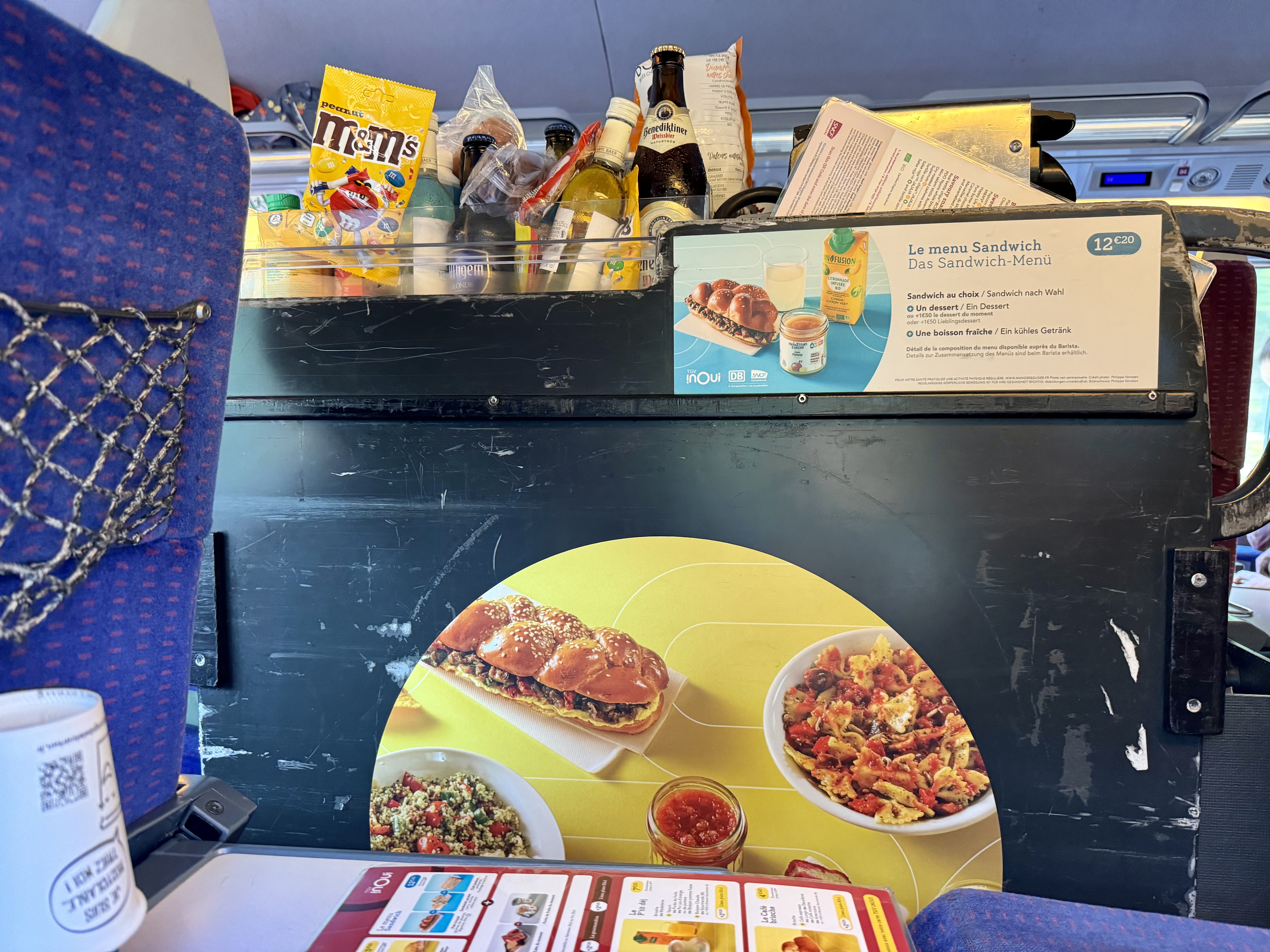 TGV First Class Food Cart