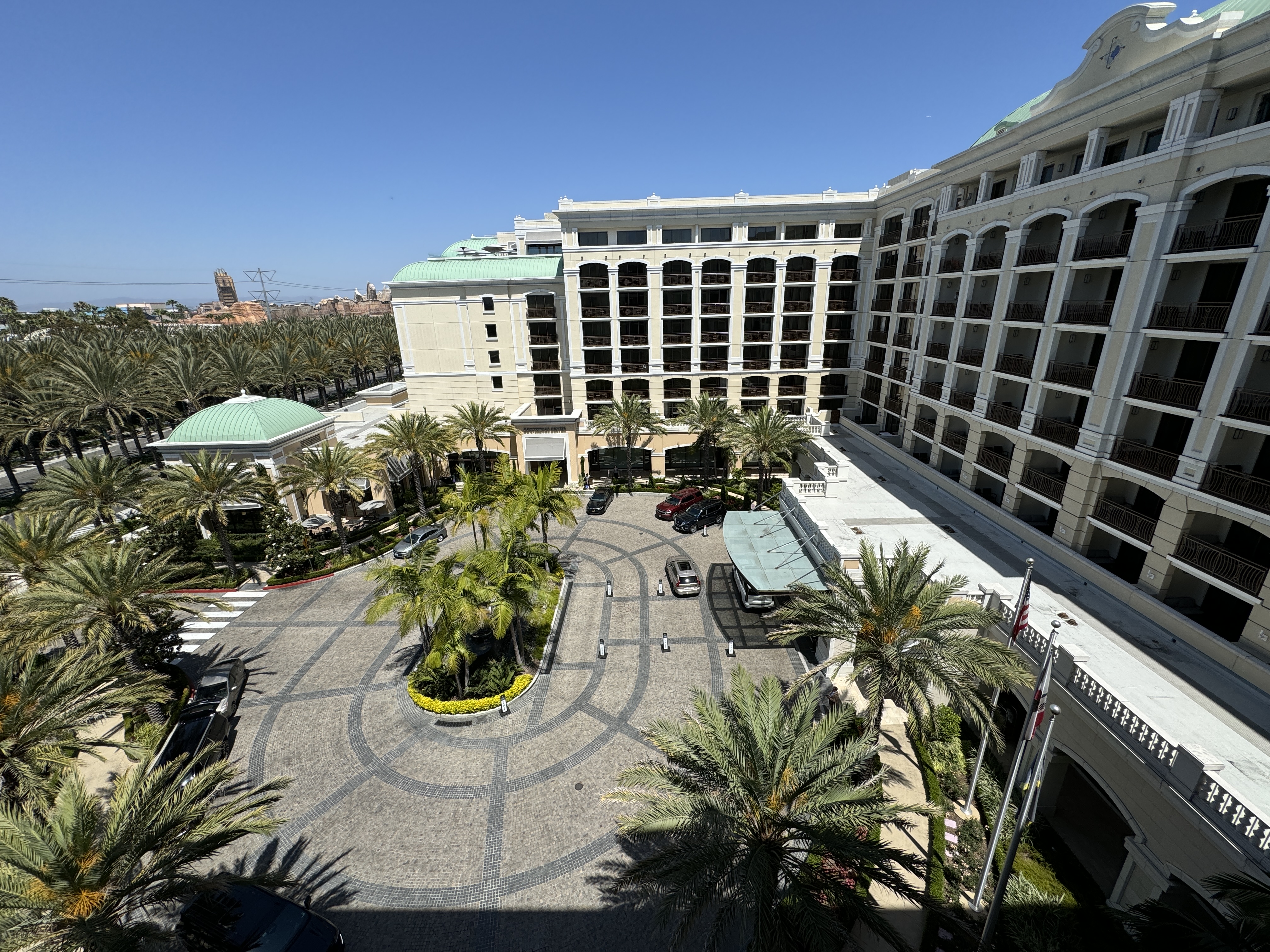 Westin Anaheim Outside Looking at Entrance