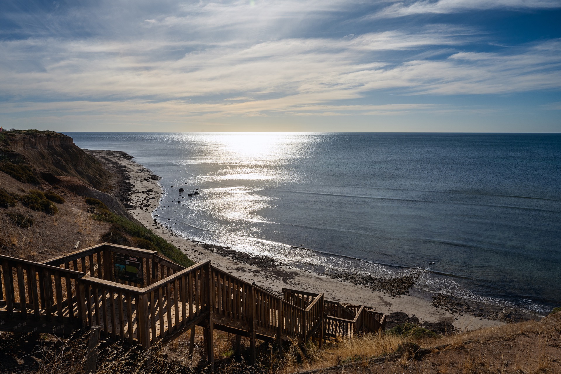 Willunga Beach Sunset over the sea