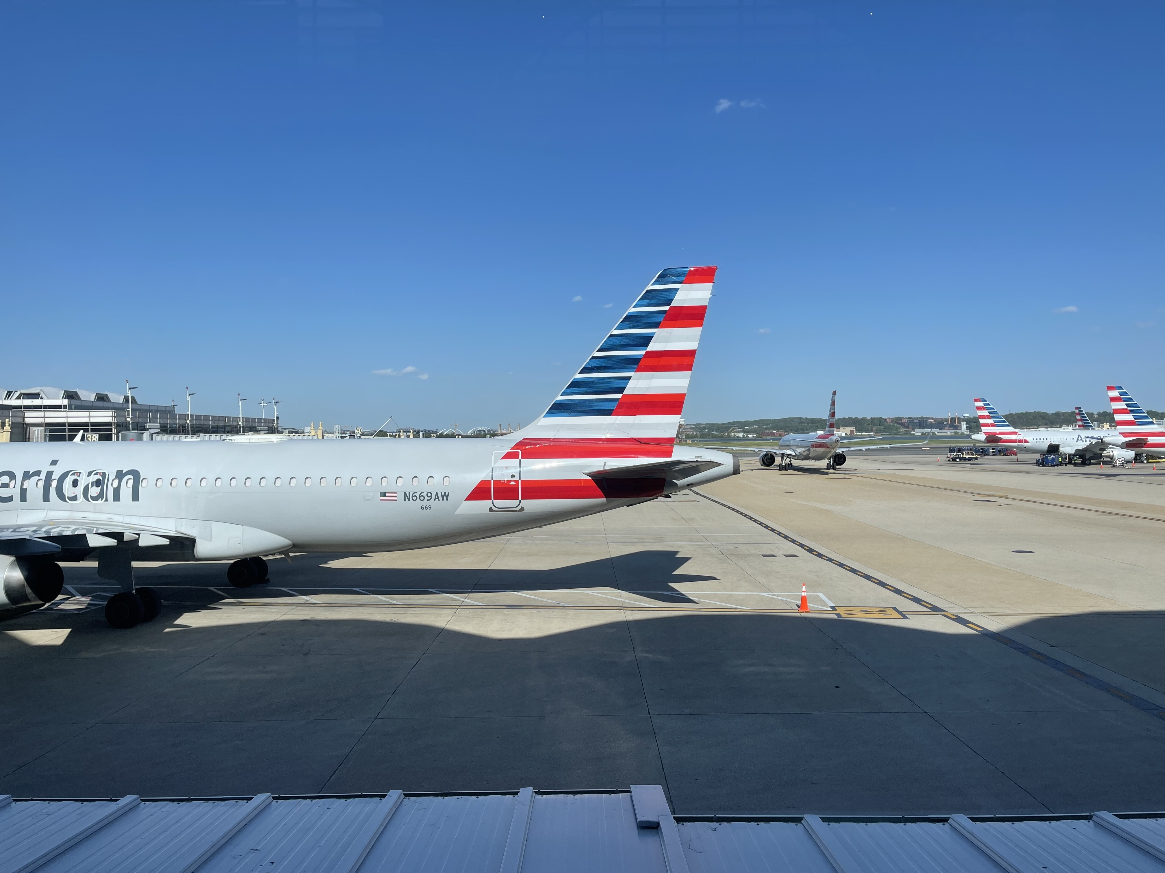 AA Plane at DCA AA Plane at DCA