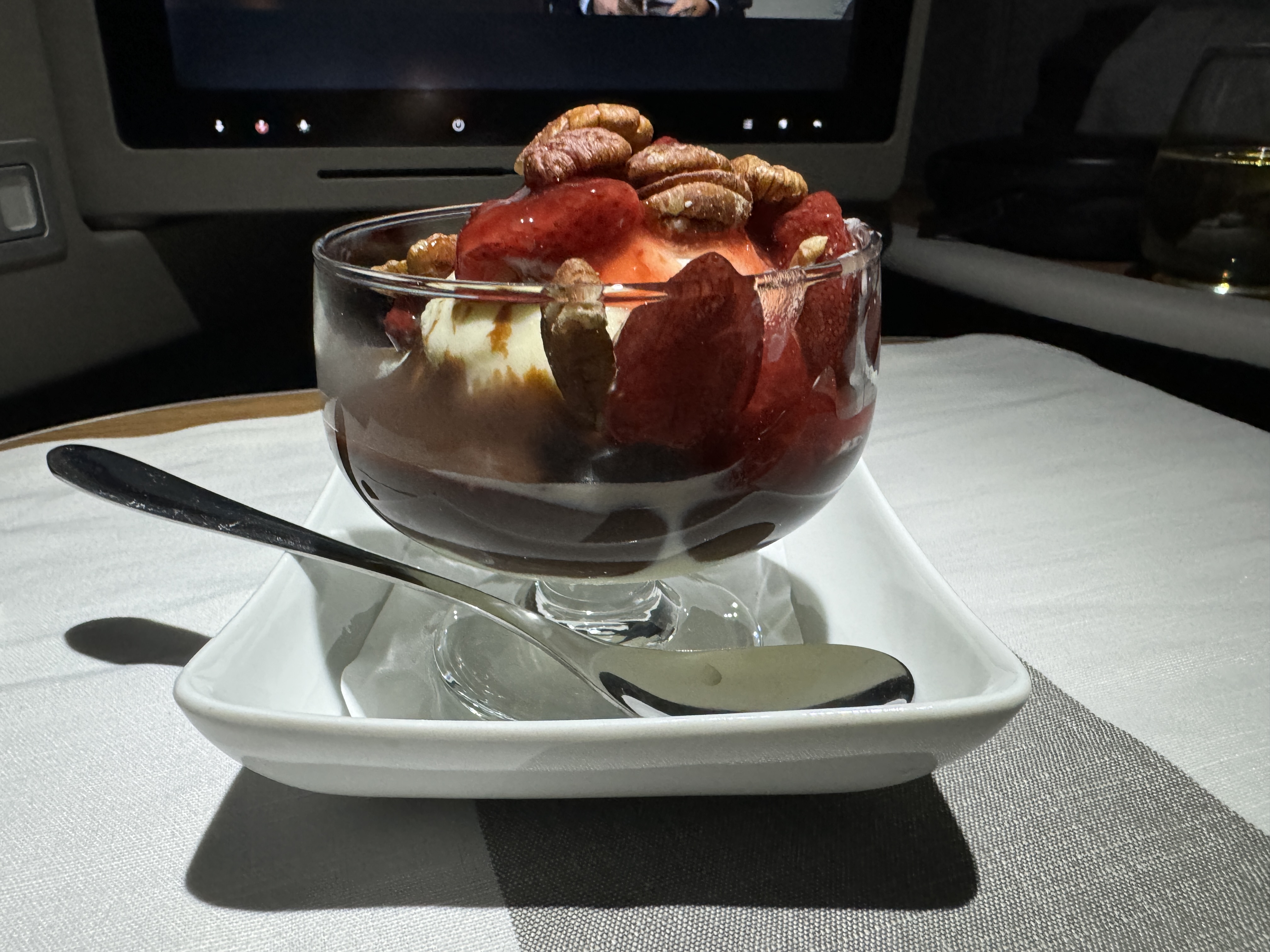 American Airlines First Class Sundae American Airlines First Class Sundae