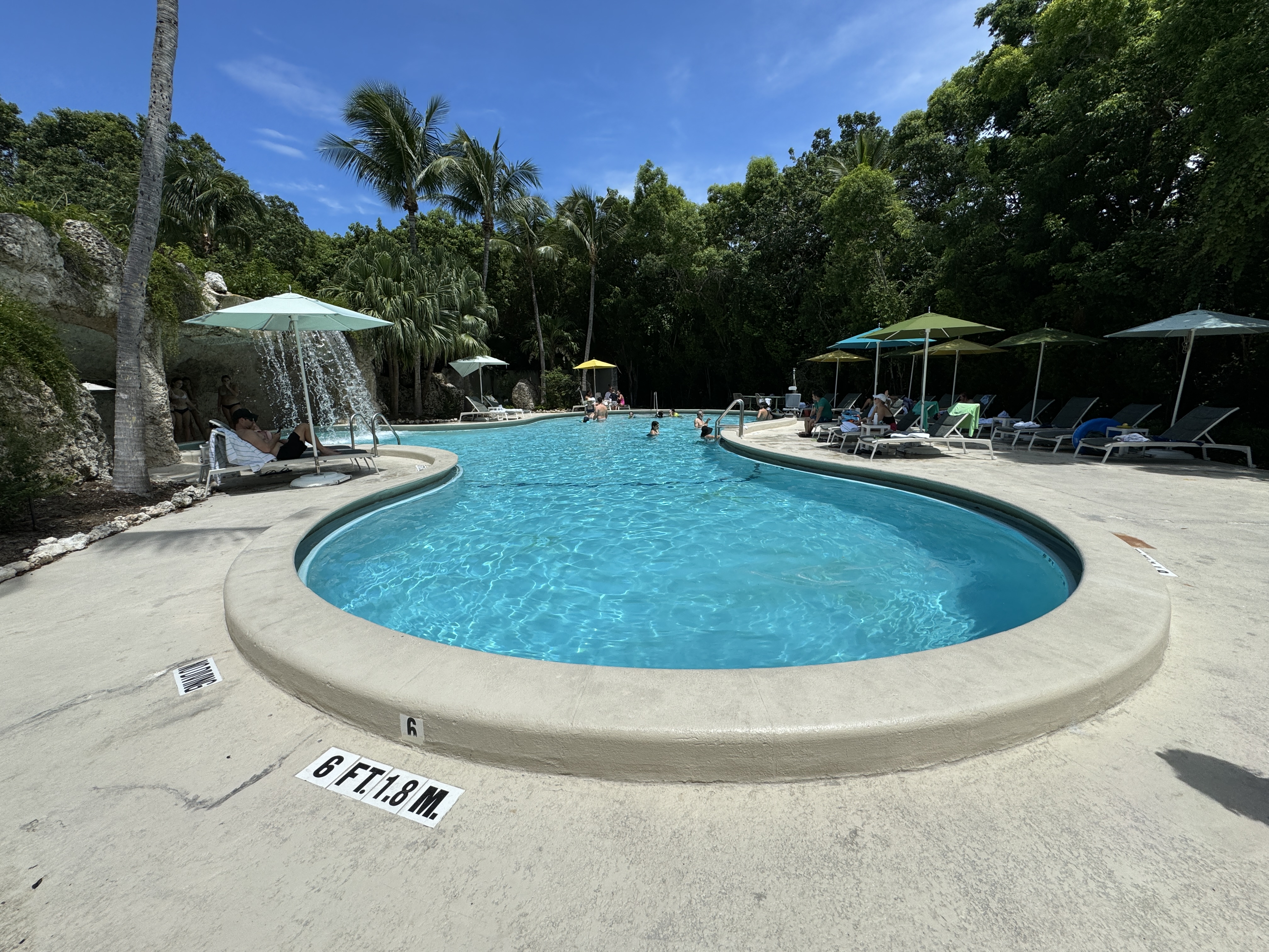 Bakers Cay family pool side Bakers Cay family pool side