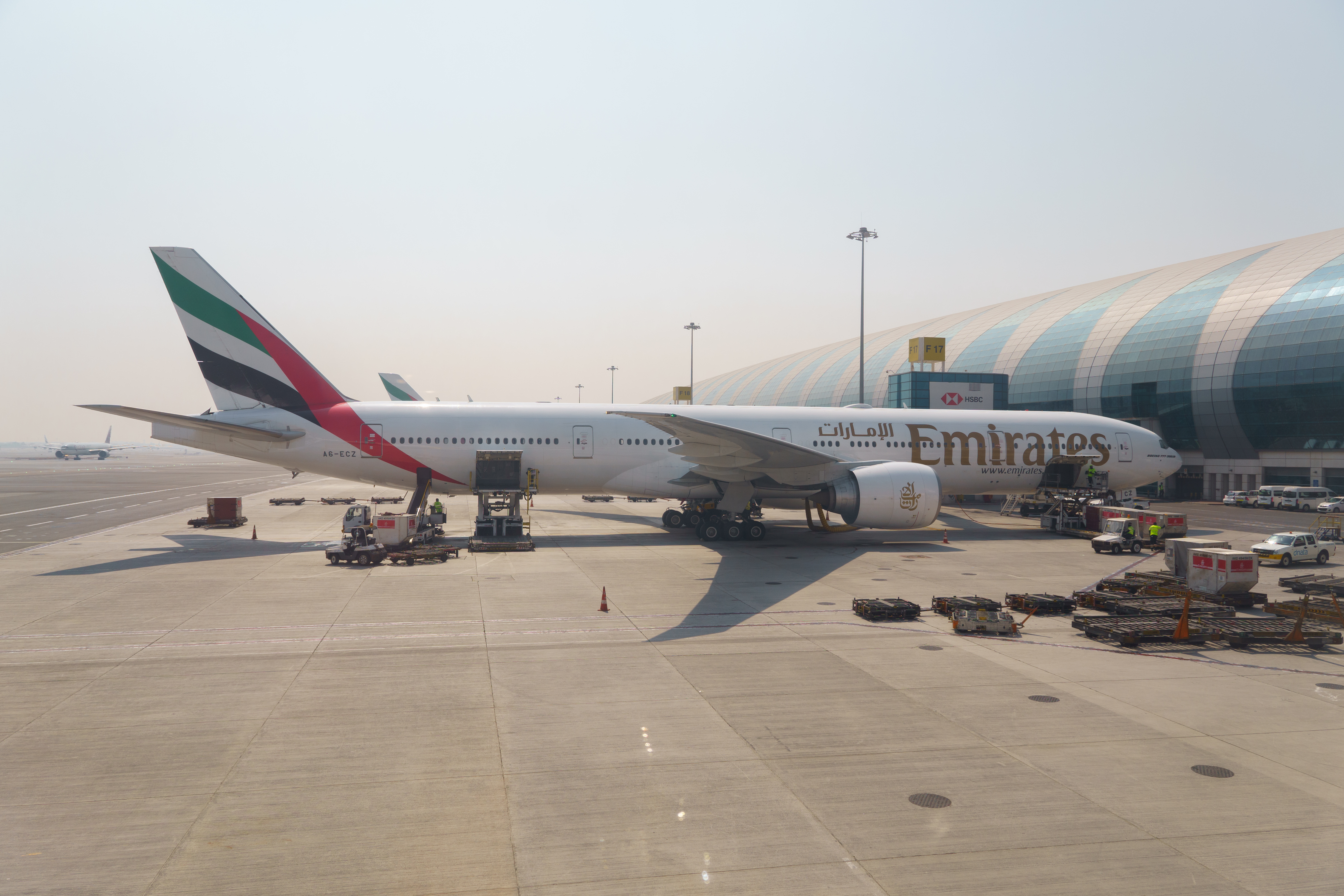 Emirates 777 in Dubai DXB Emirates 777 in Dubai DXB