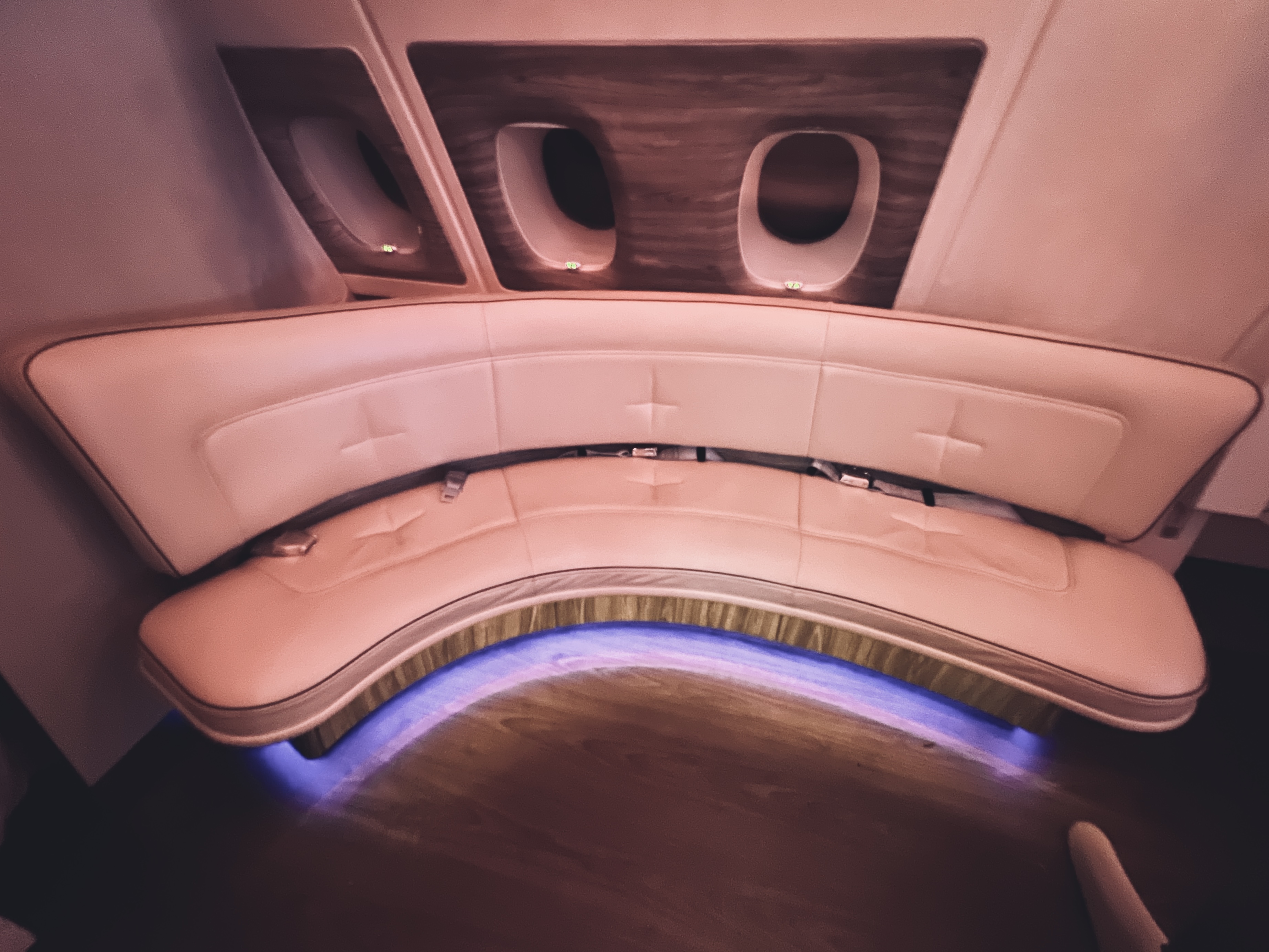 Emirates A380 bar seating Emirates A380 bar seating
