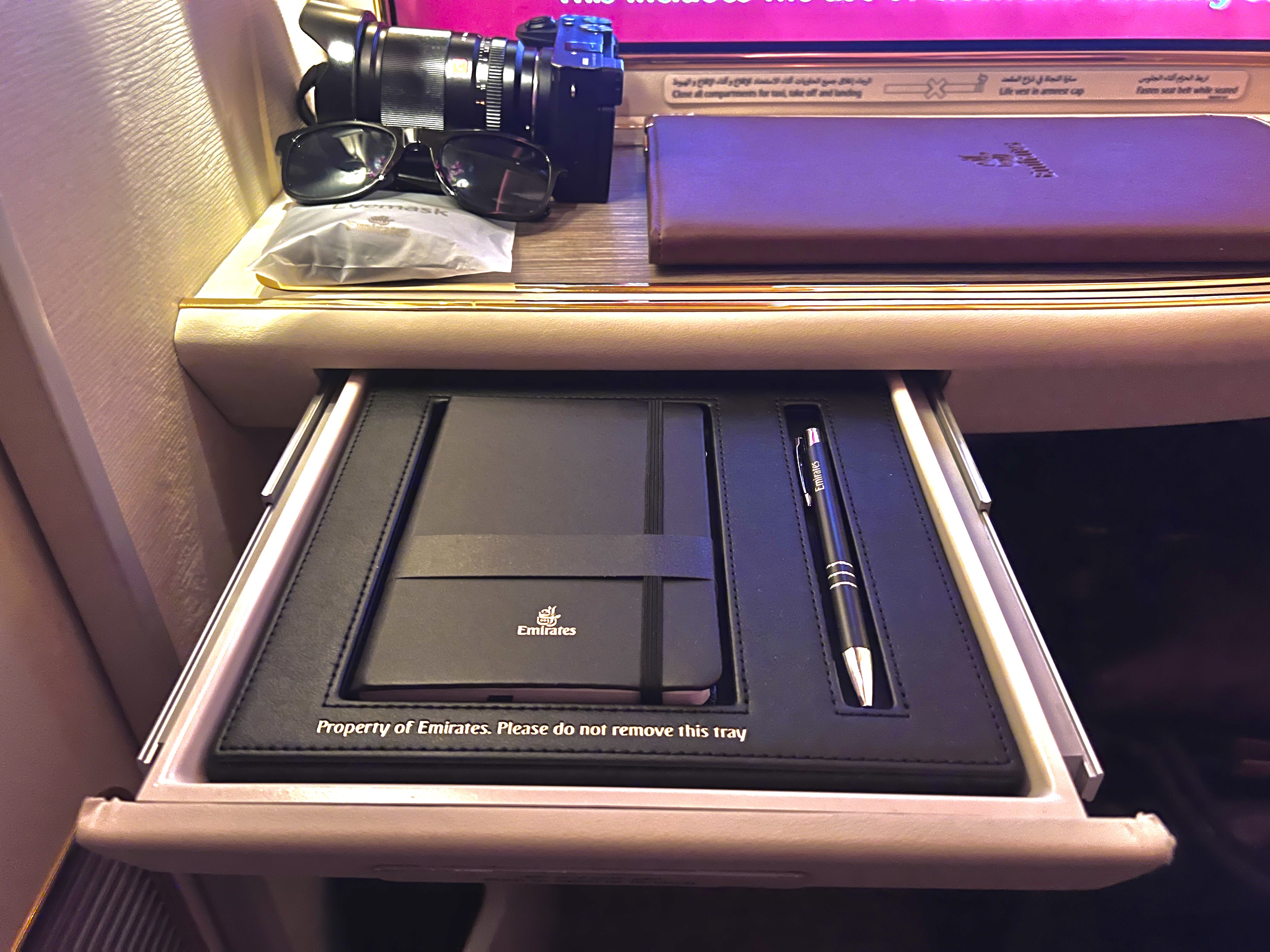 Emirates First A380 branded notepad Emirates First A380 branded notepad