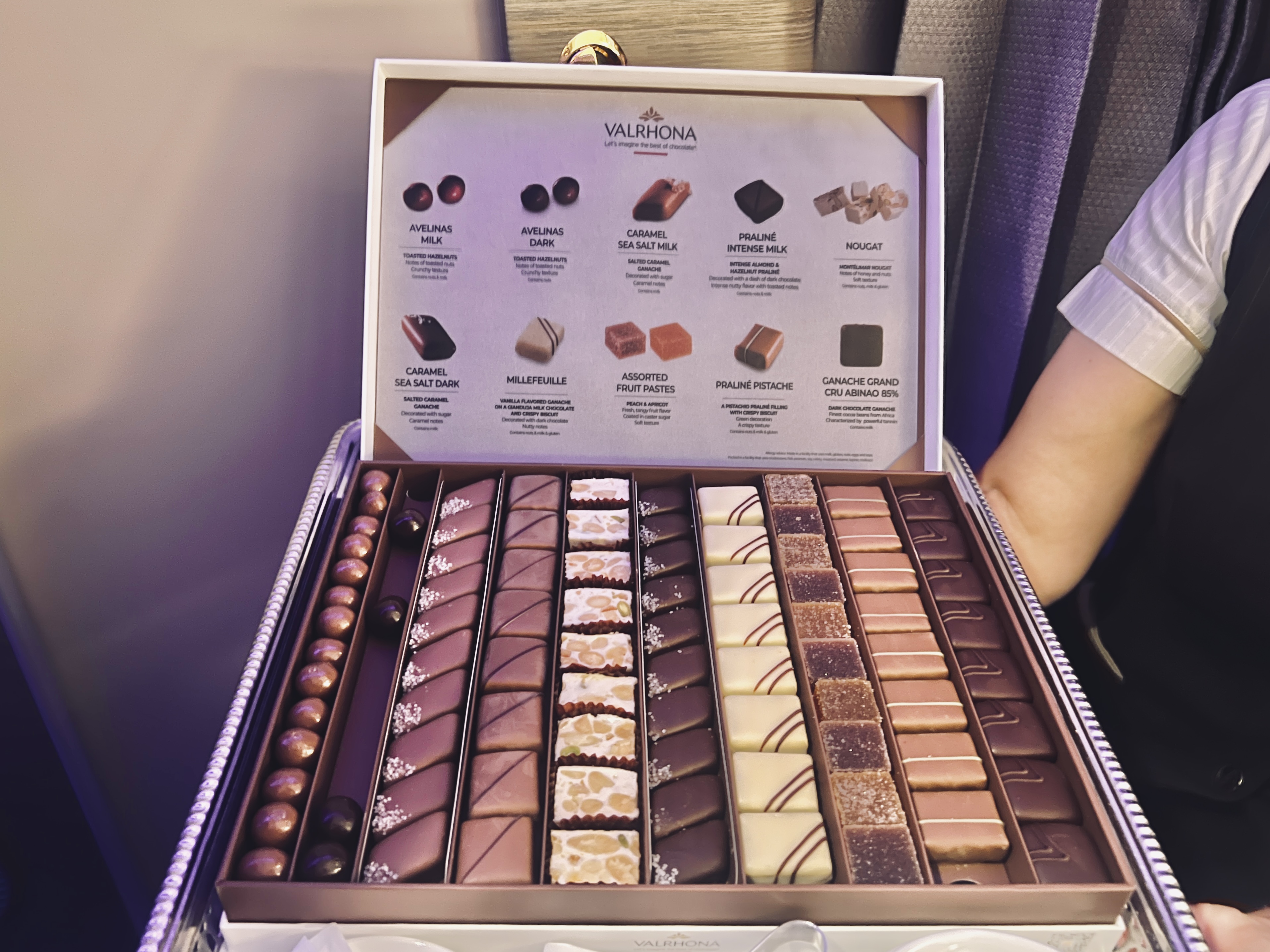 Emirates First A380 chocolates Emirates First A380 chocolates