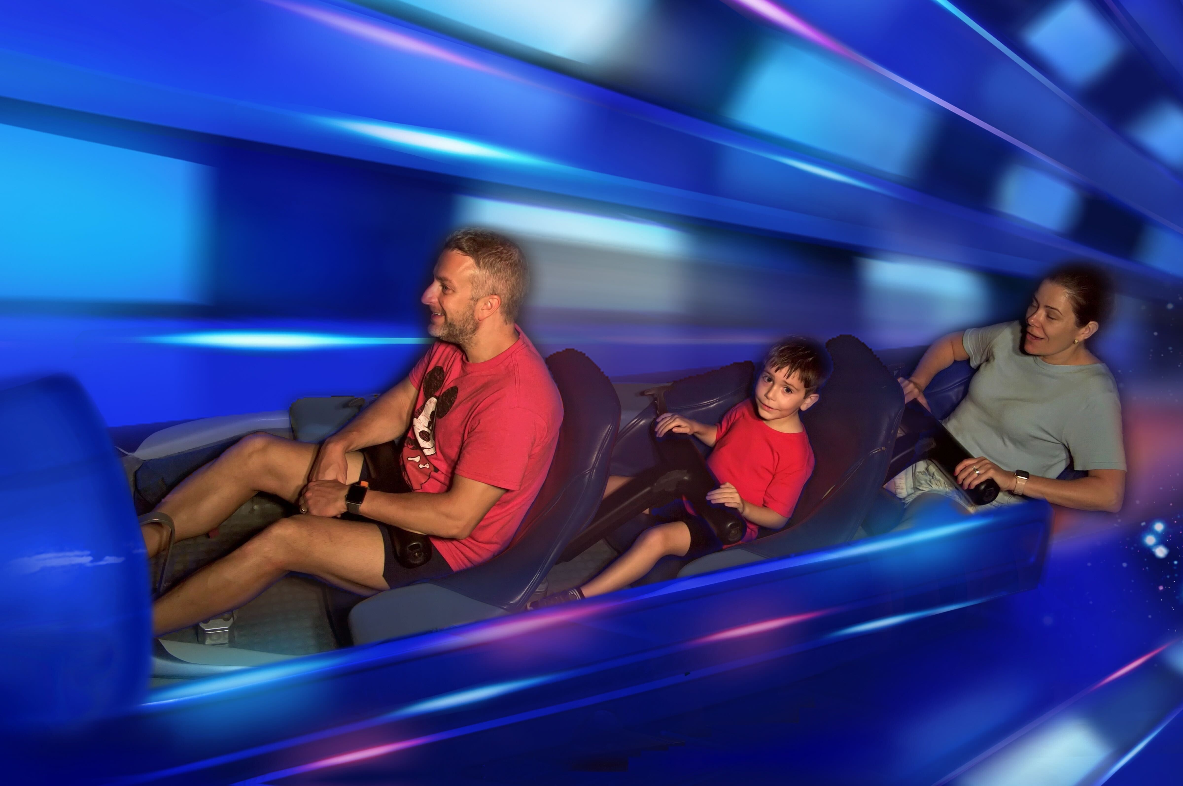 Family on Space Mountain Family on Space Mountain
