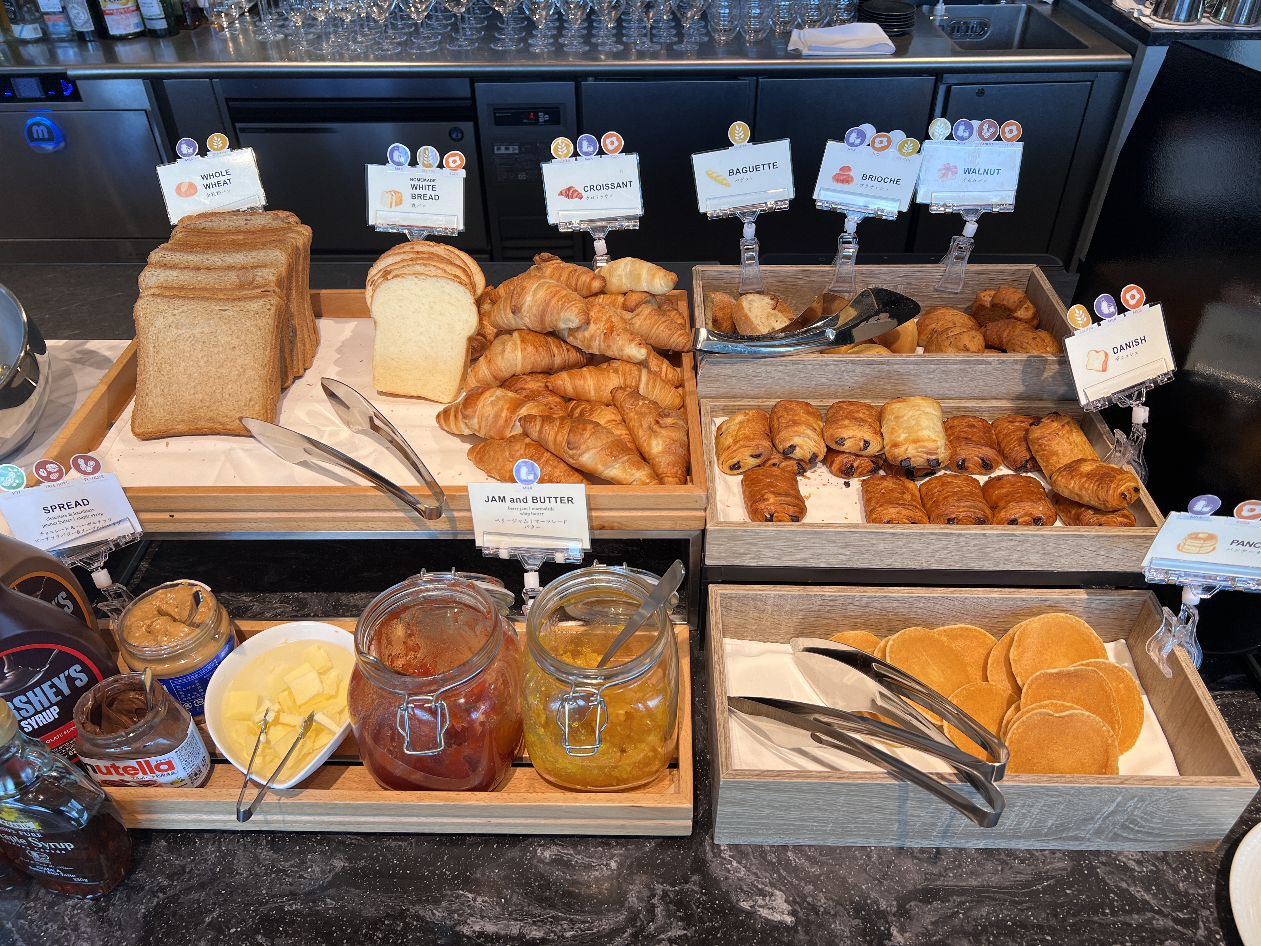 Hyatt House Tokyo Shibuya breakfast pastries Hyatt House Tokyo Shibuya breakfast pastries