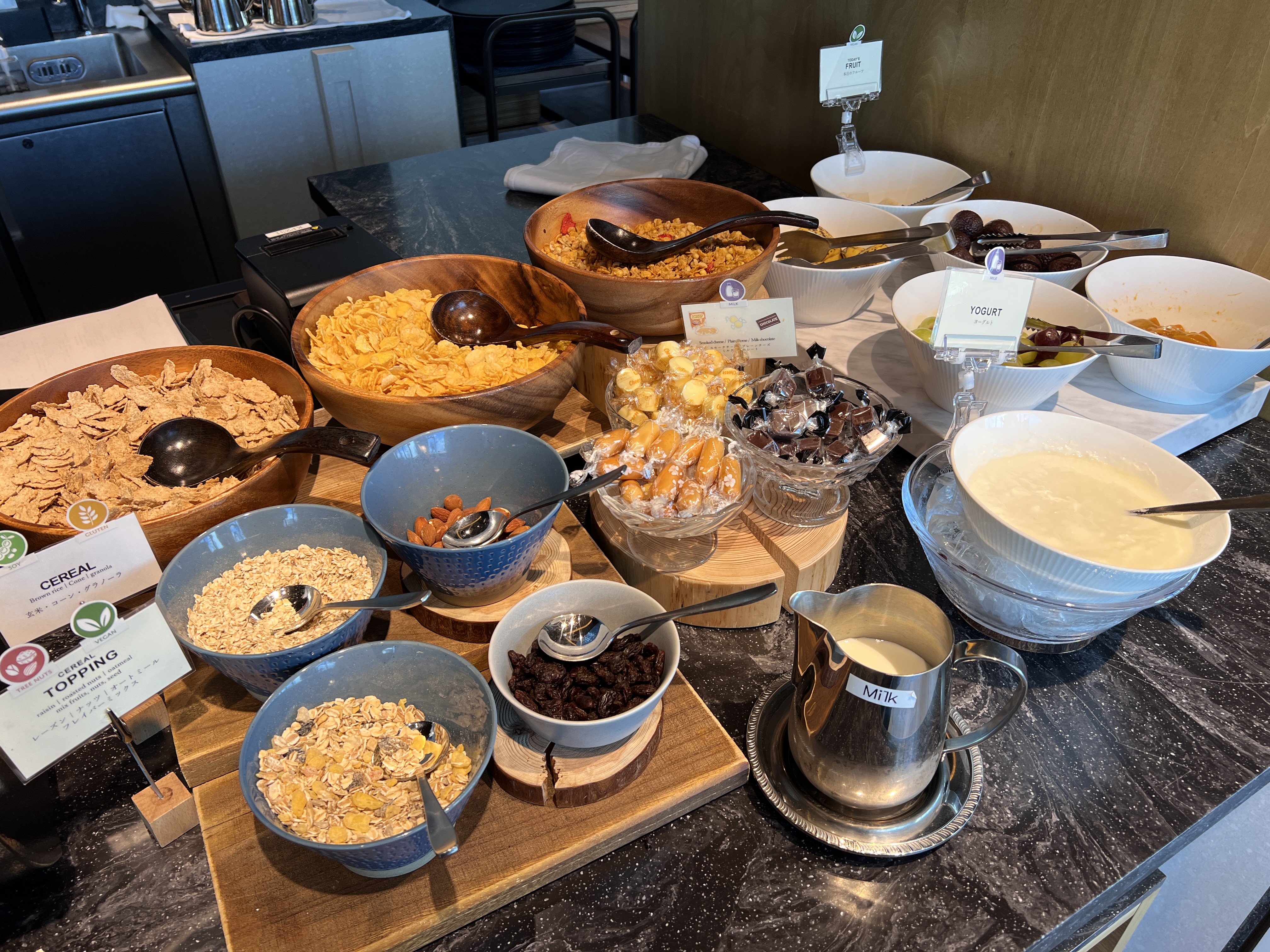 Hyatt House Tokyo Shibuya breakfast. cereal Hyatt House Tokyo Shibuya breakfast. cereal