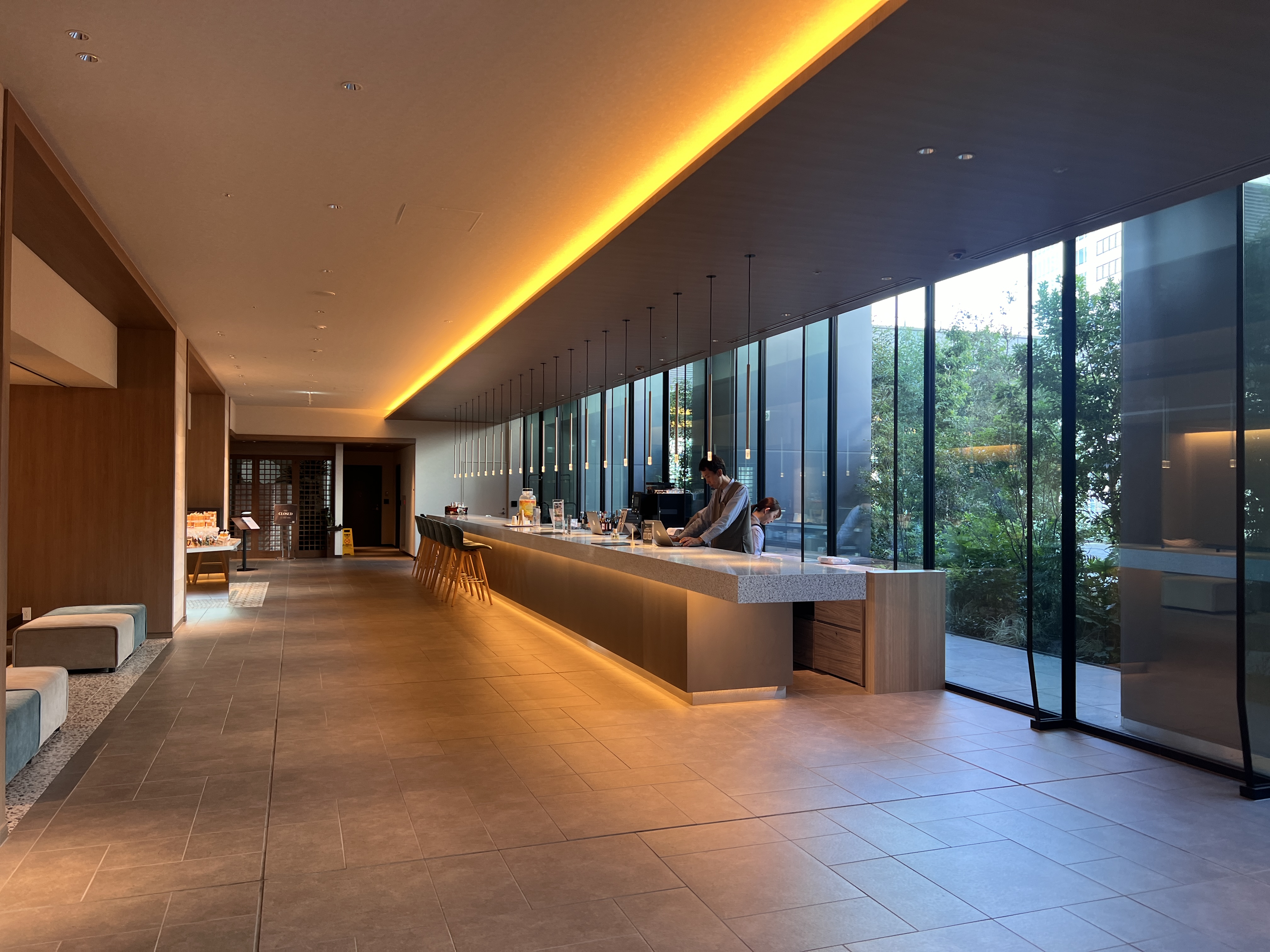 Hyatt House Tokyo Shibuya check in counter Hyatt House Tokyo Shibuya check in counter