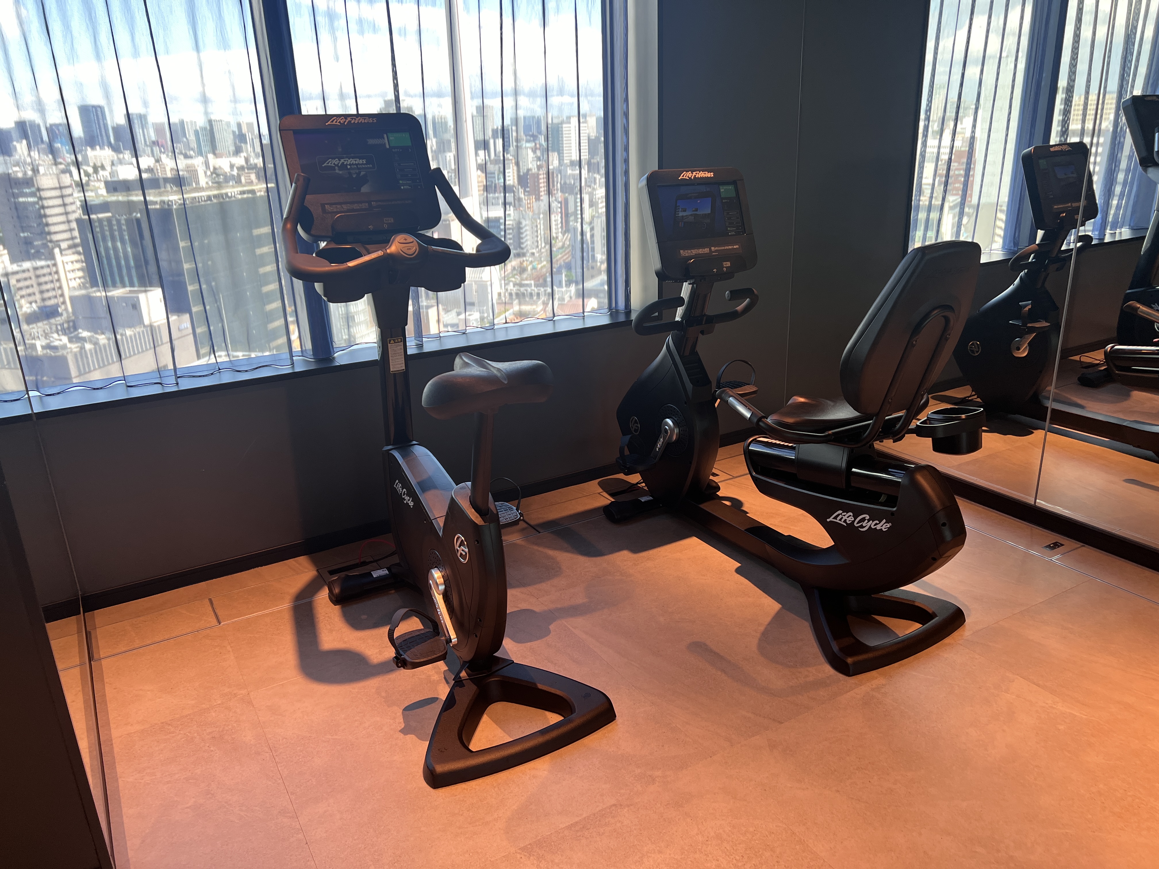 Hyatt House Tokyo Shibuya fitness center stationary bikes Hyatt House Tokyo Shibuya fitness center stationary bikes