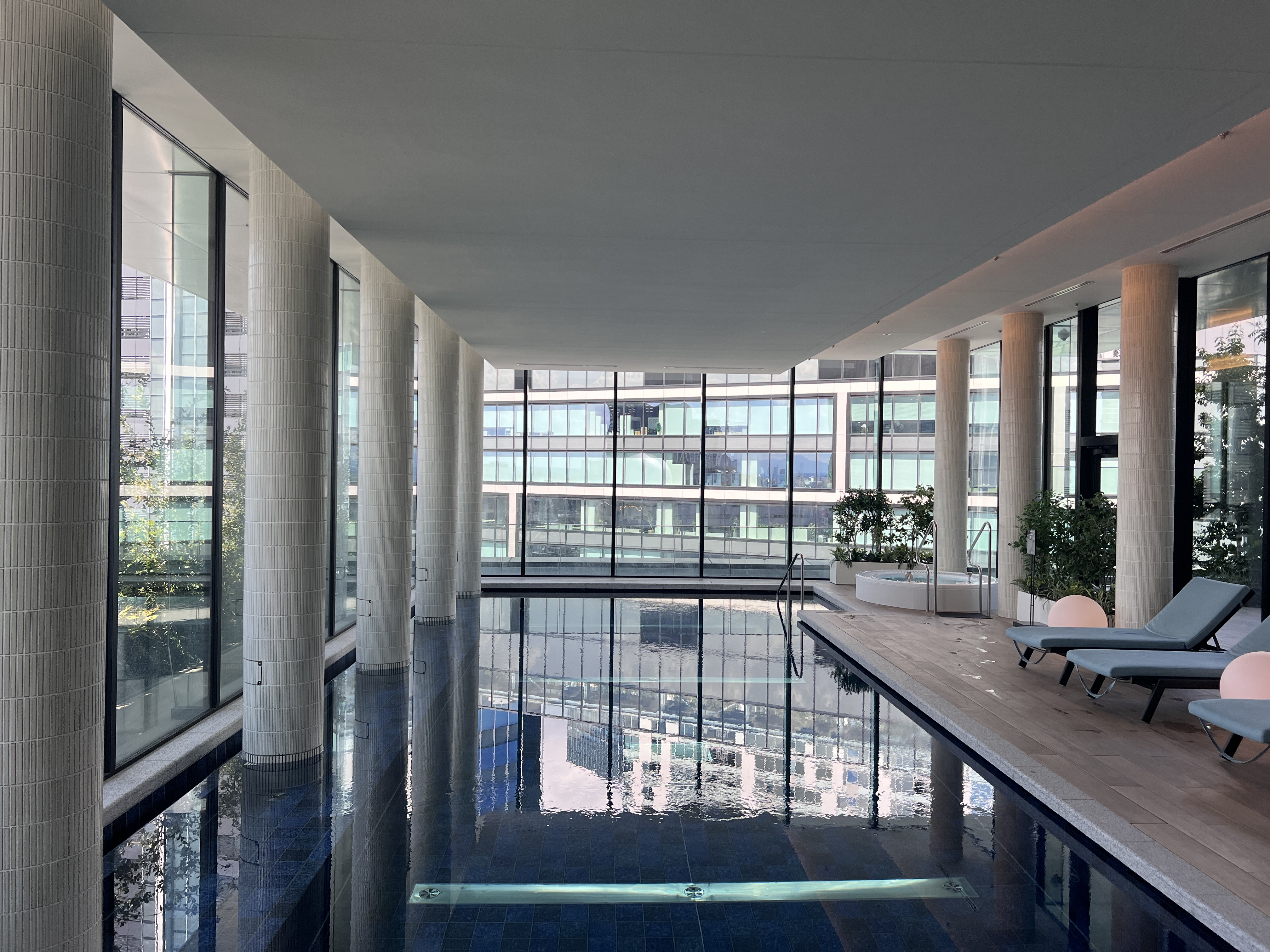 Hyatt House Tokyo Shibuya pool front view Hyatt House Tokyo Shibuya pool front view