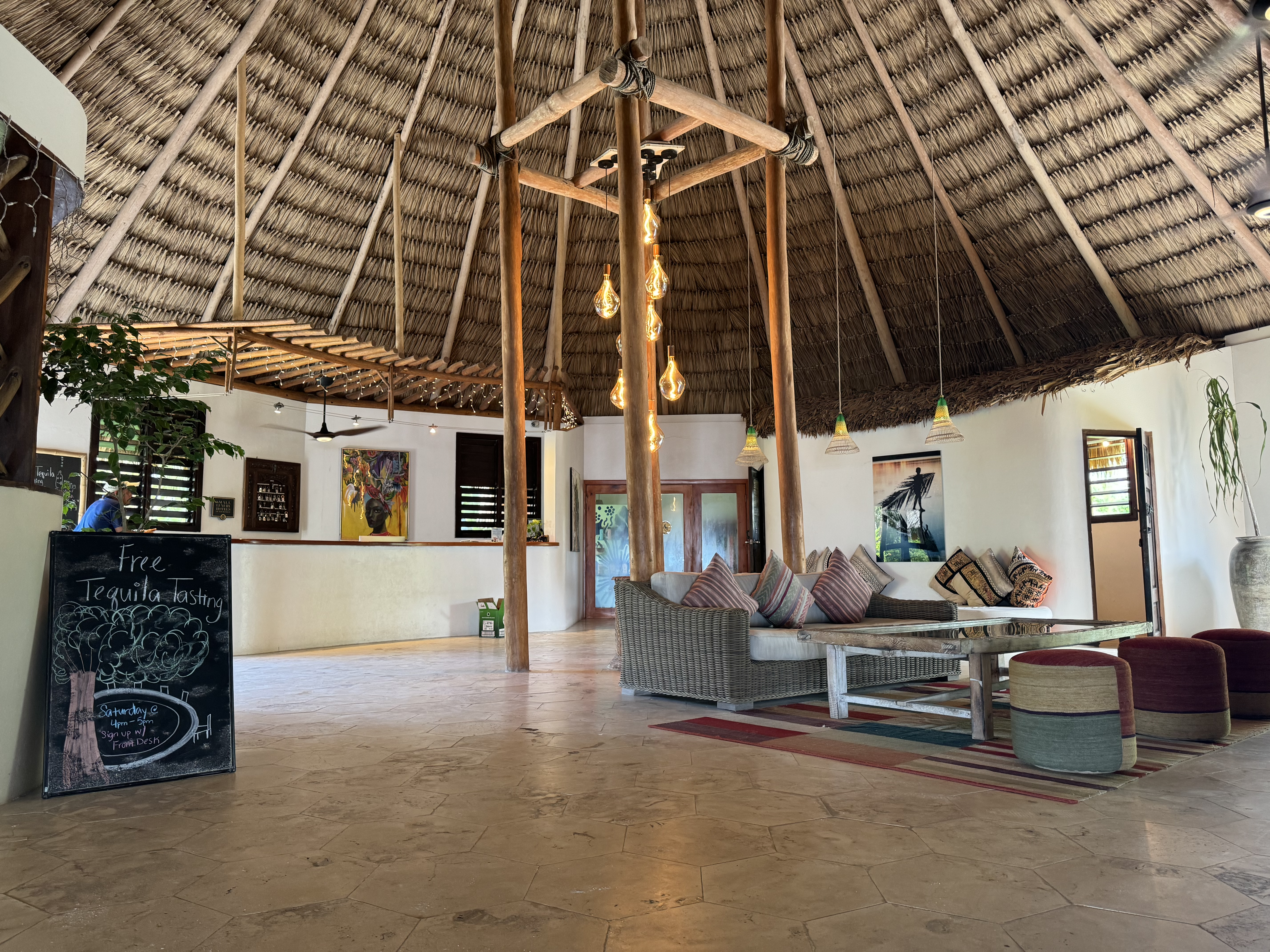 Matachica Resort Belize Mr Mrs Smith lobby Matachica Resort Belize Mr Mrs Smith lobby