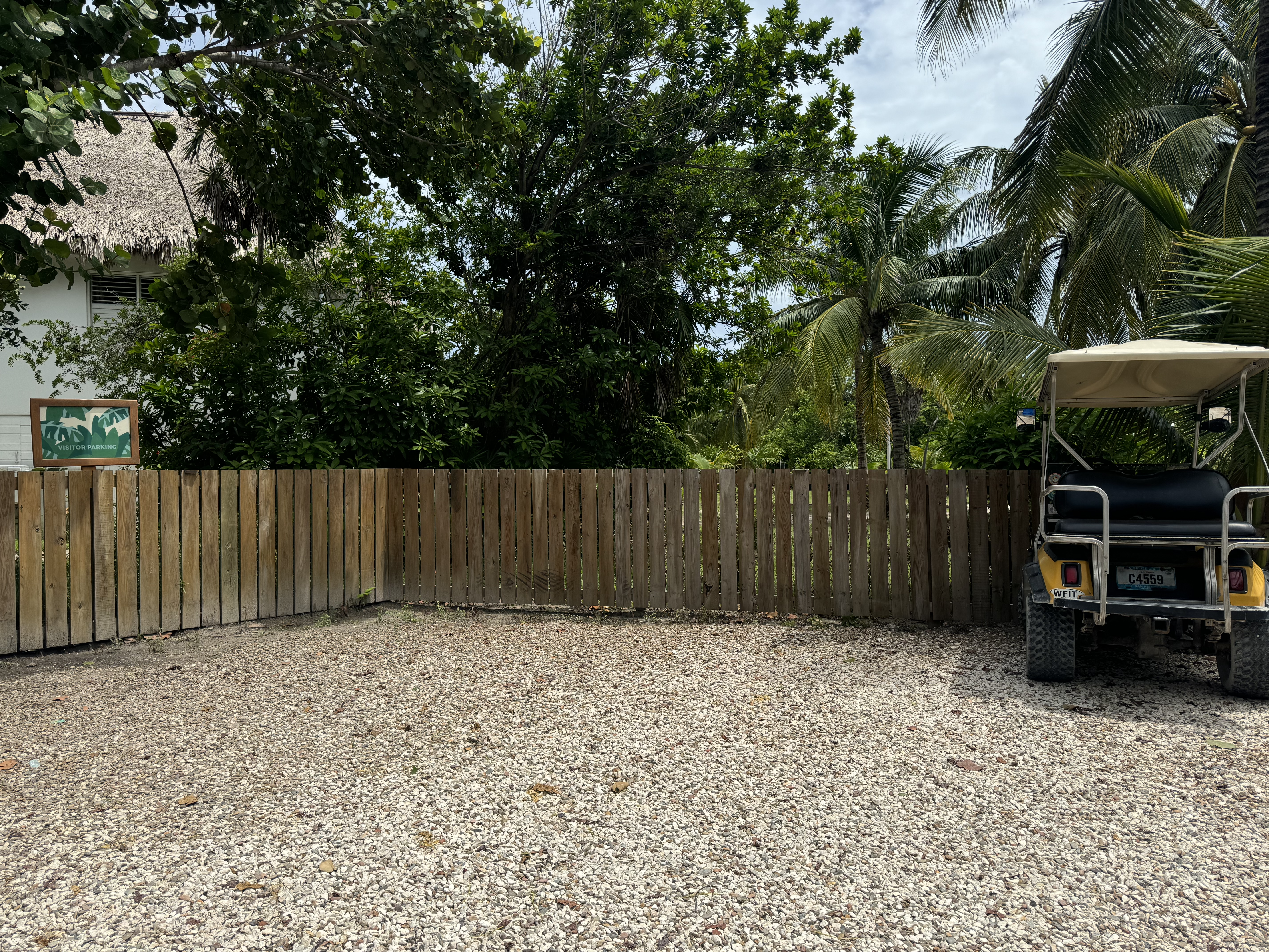 Matachica Resort Belize Mr Mrs Smith parking Matachica Resort Belize Mr Mrs Smith parking