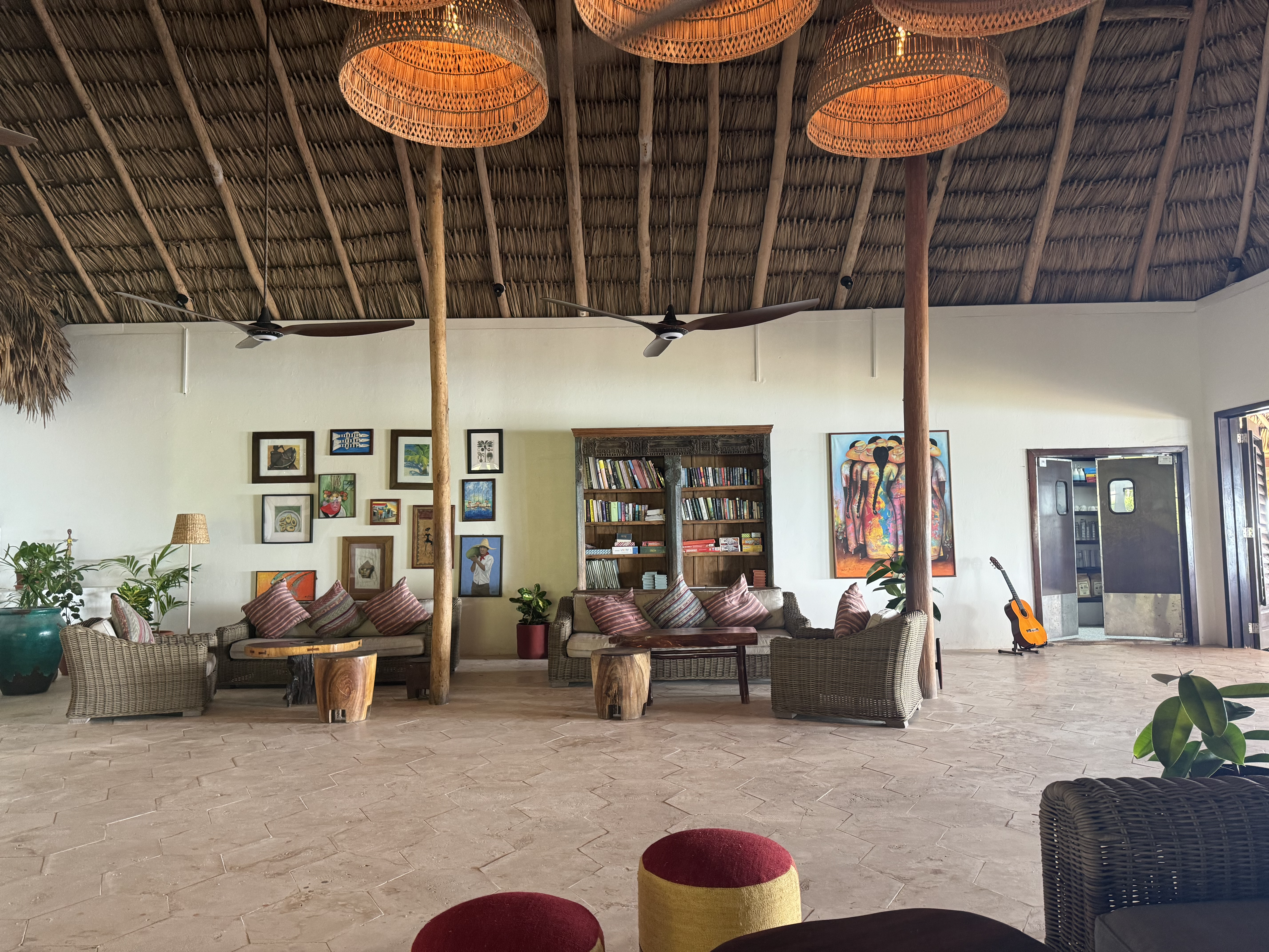 Matachica Resort Belize Mr Mrs Smith reading room Matachica Resort Belize Mr Mrs Smith reading room