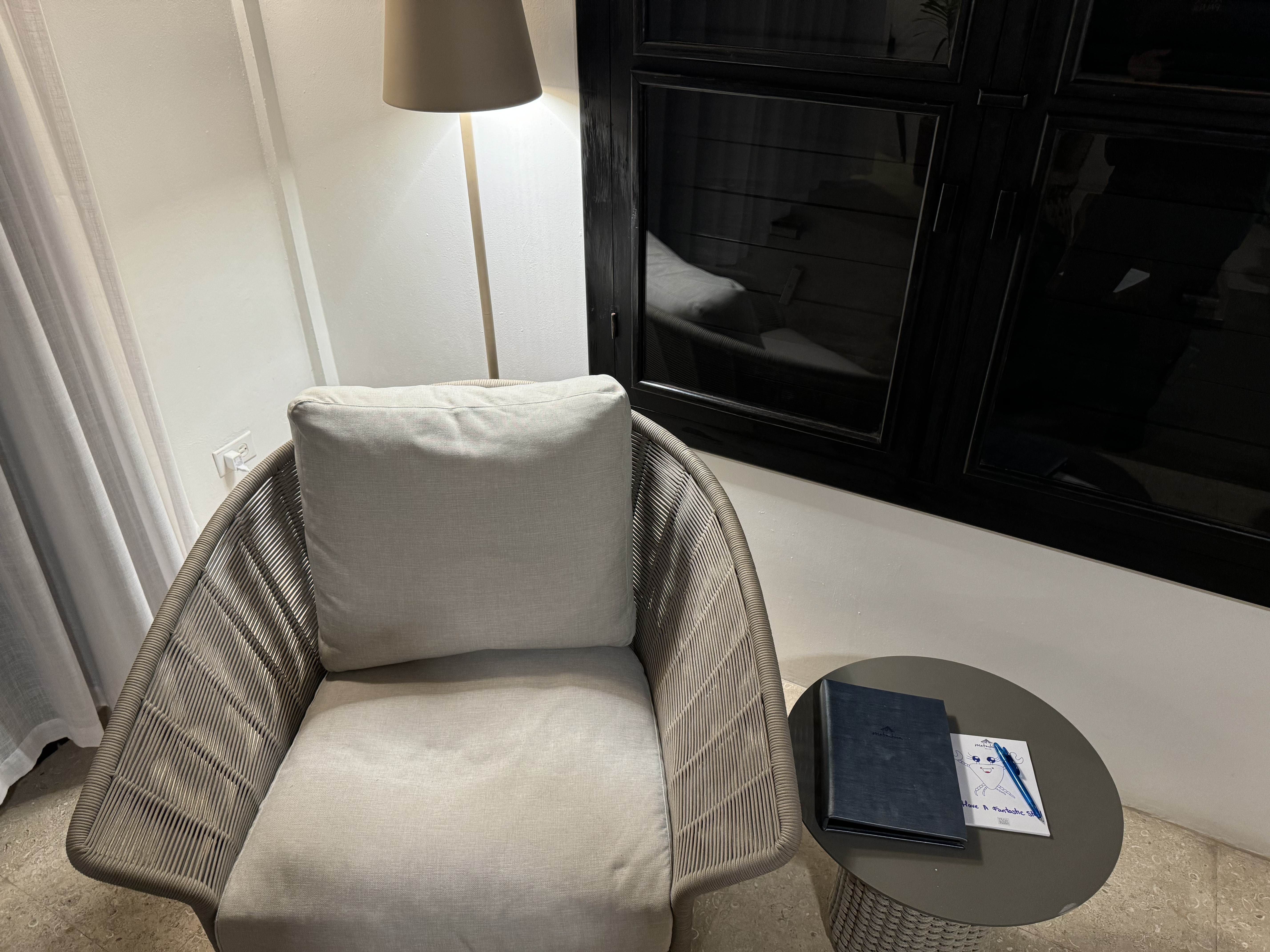 Matachica Resort Belize Mr Mrs Smith room armchair Matachica Resort Belize Mr Mrs Smith room armchair