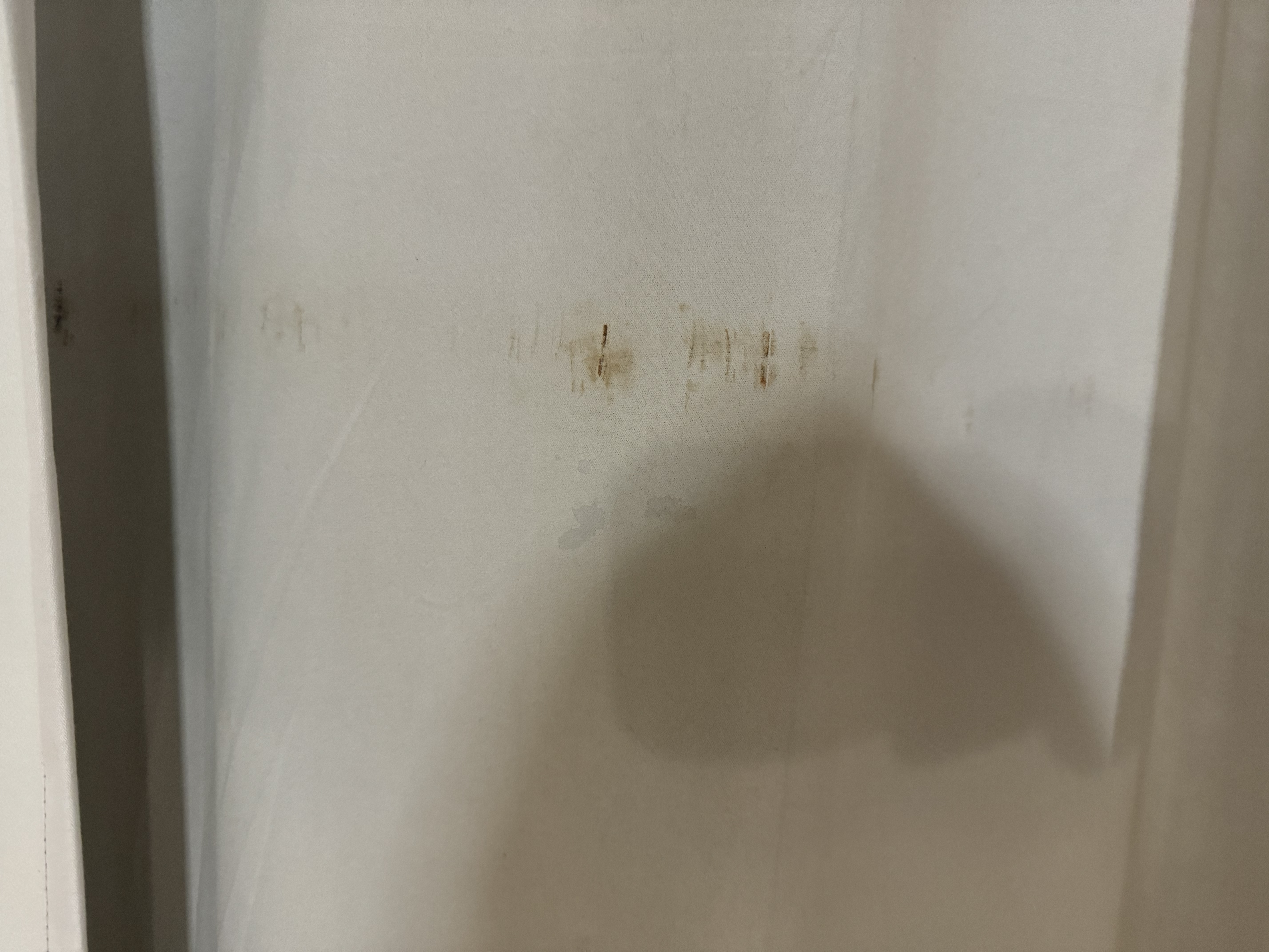 Matachica Resort Belize Mr Mrs Smith room stains on curtain Matachica Resort Belize Mr Mrs Smith room stains on curtain