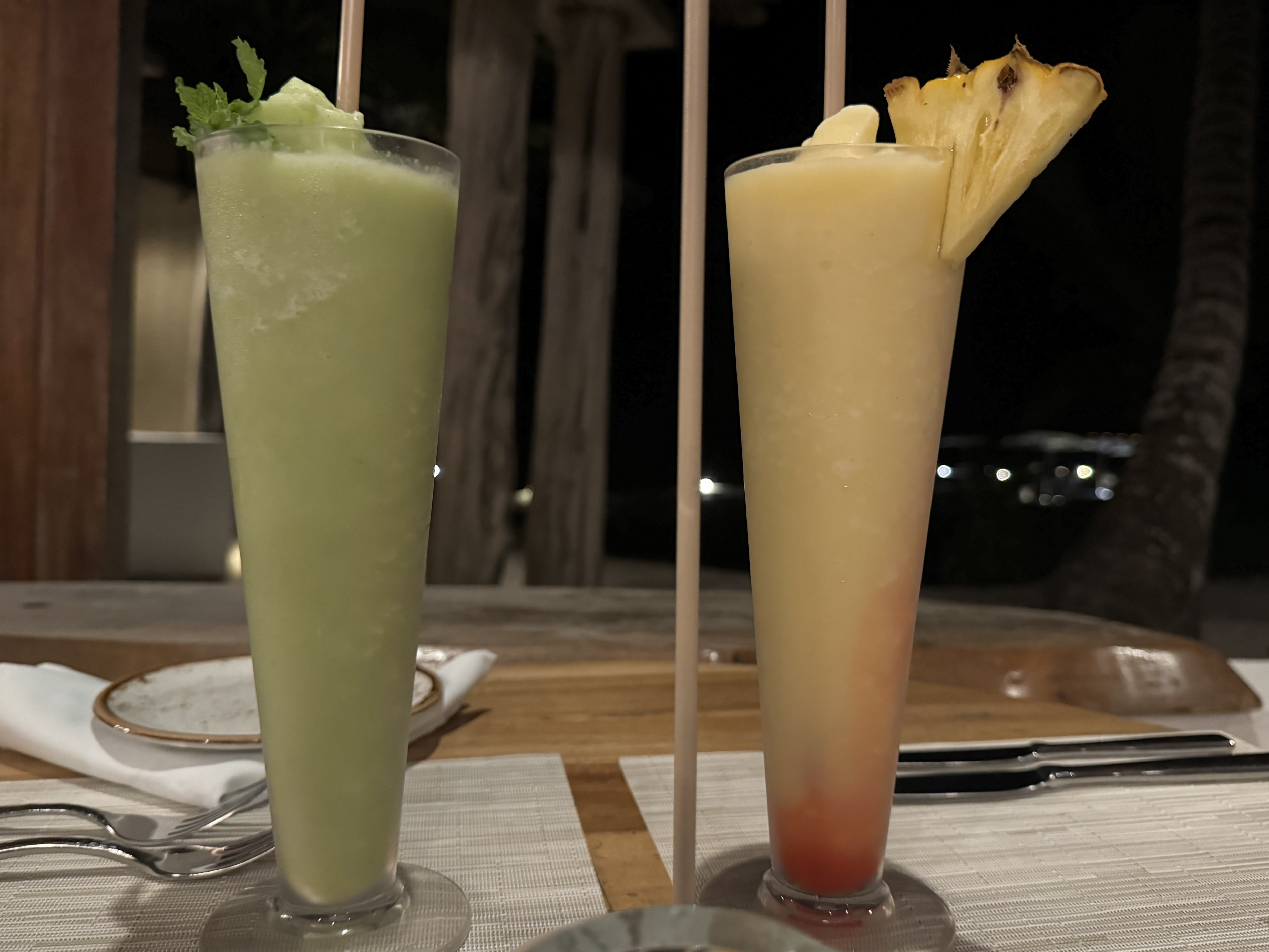 Matachica Resort Belize Mr Mrs Smith welcome drinks Matachica Resort Belize Mr Mrs Smith welcome drinks