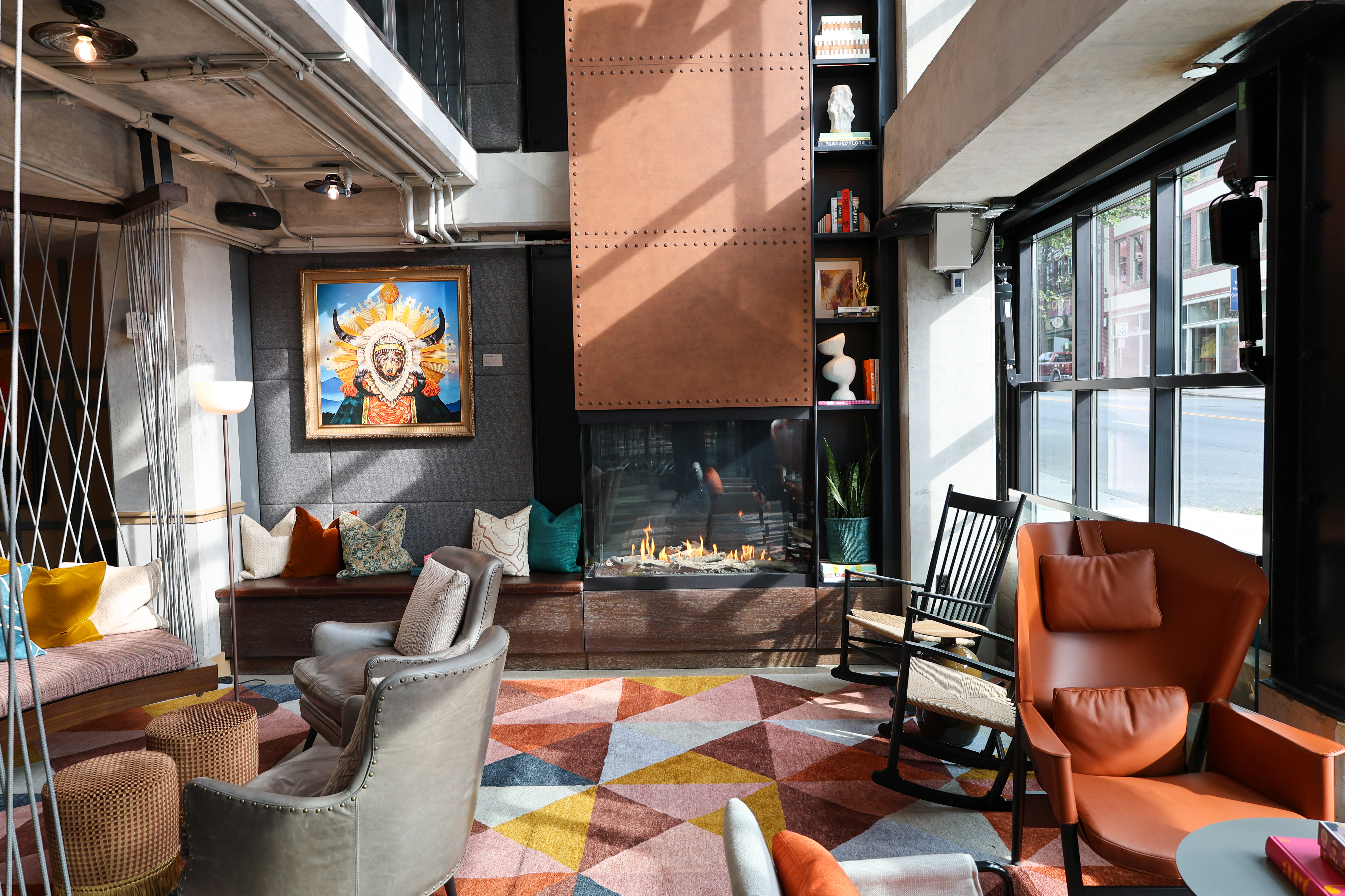 Moxy Asheville lobby Moxy Asheville lobby
