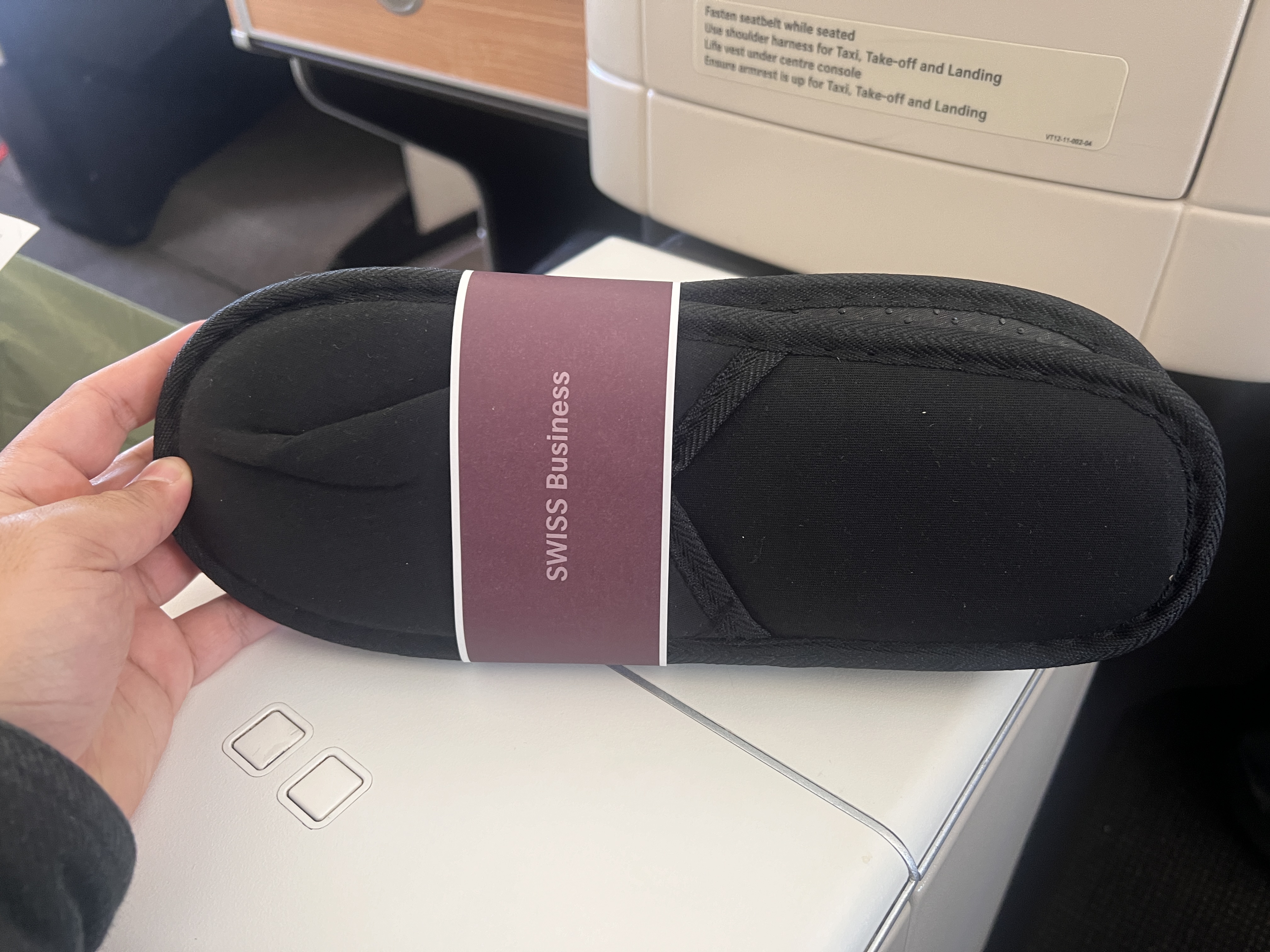 Swiss 777 business class slippers Swiss 777 business class slippers