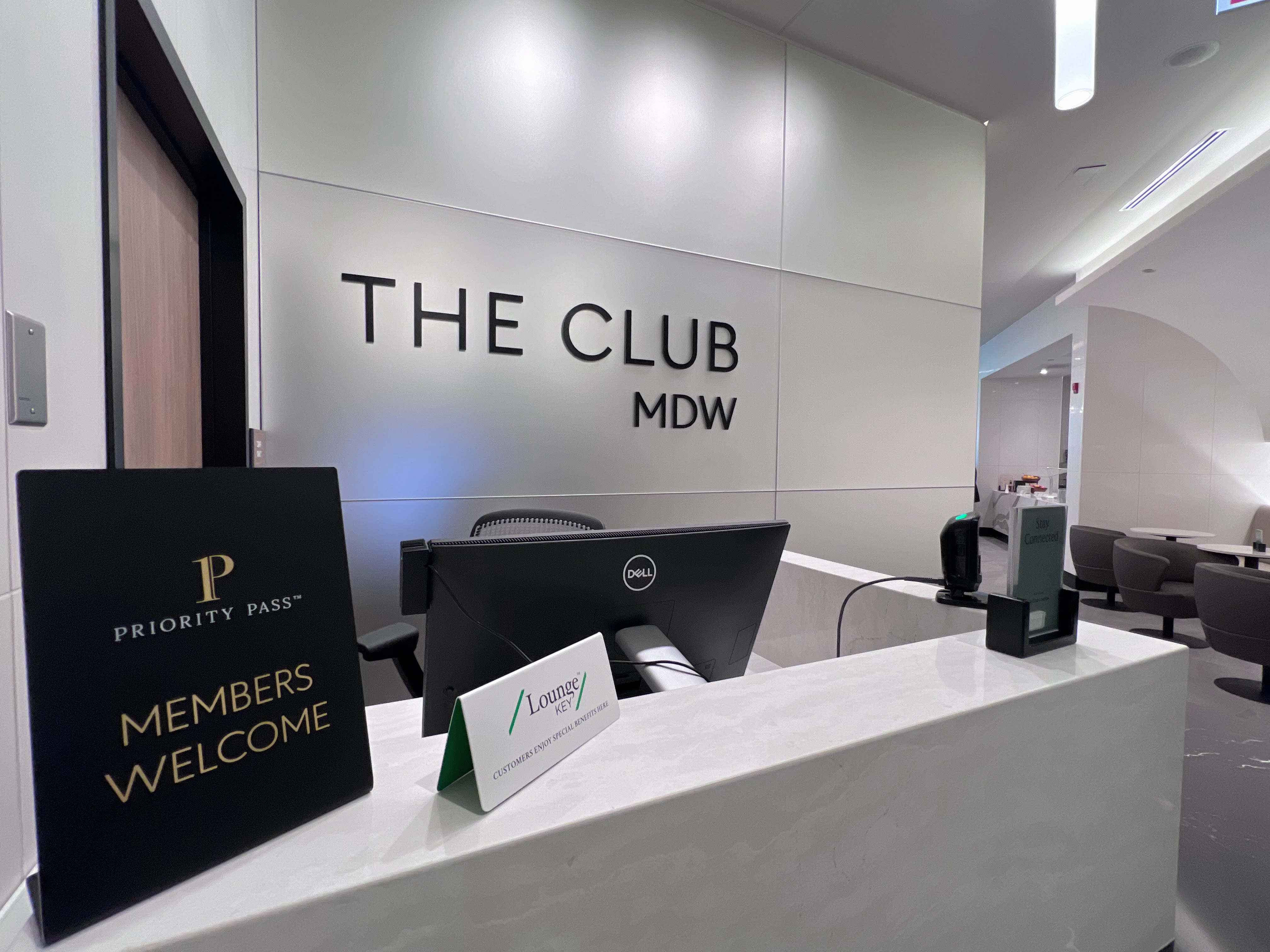 The Club MDW front desk The Club MDW front desk
