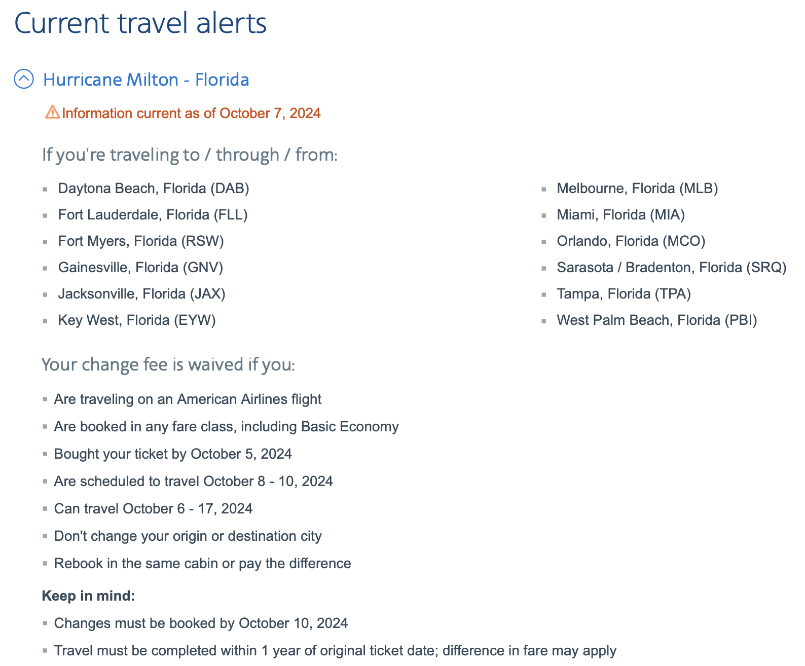 AA Travel Alerts Milton AA Travel Alerts Milton