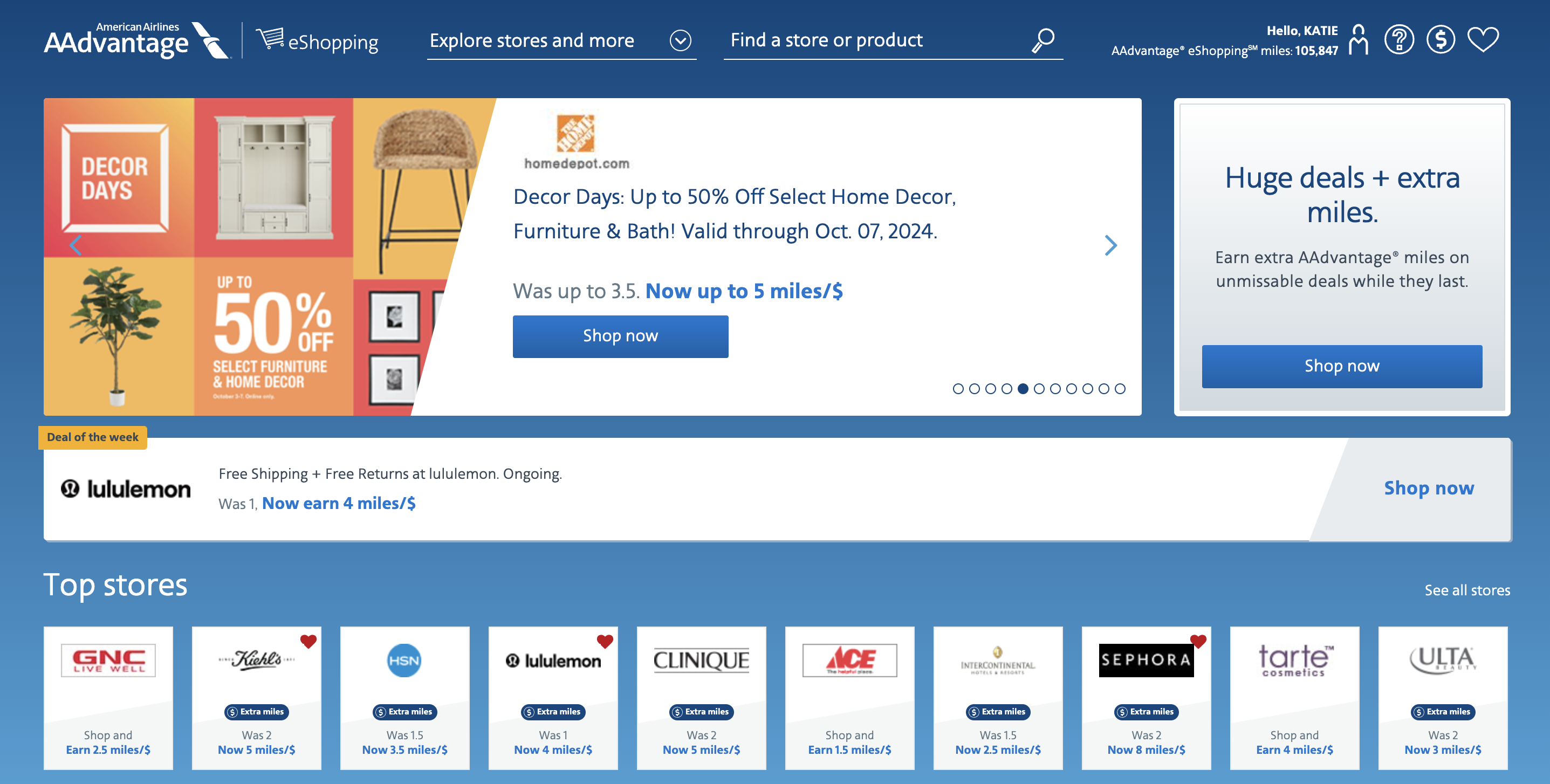 AAdvantage eshopping portal AAdvantage eshopping portal
