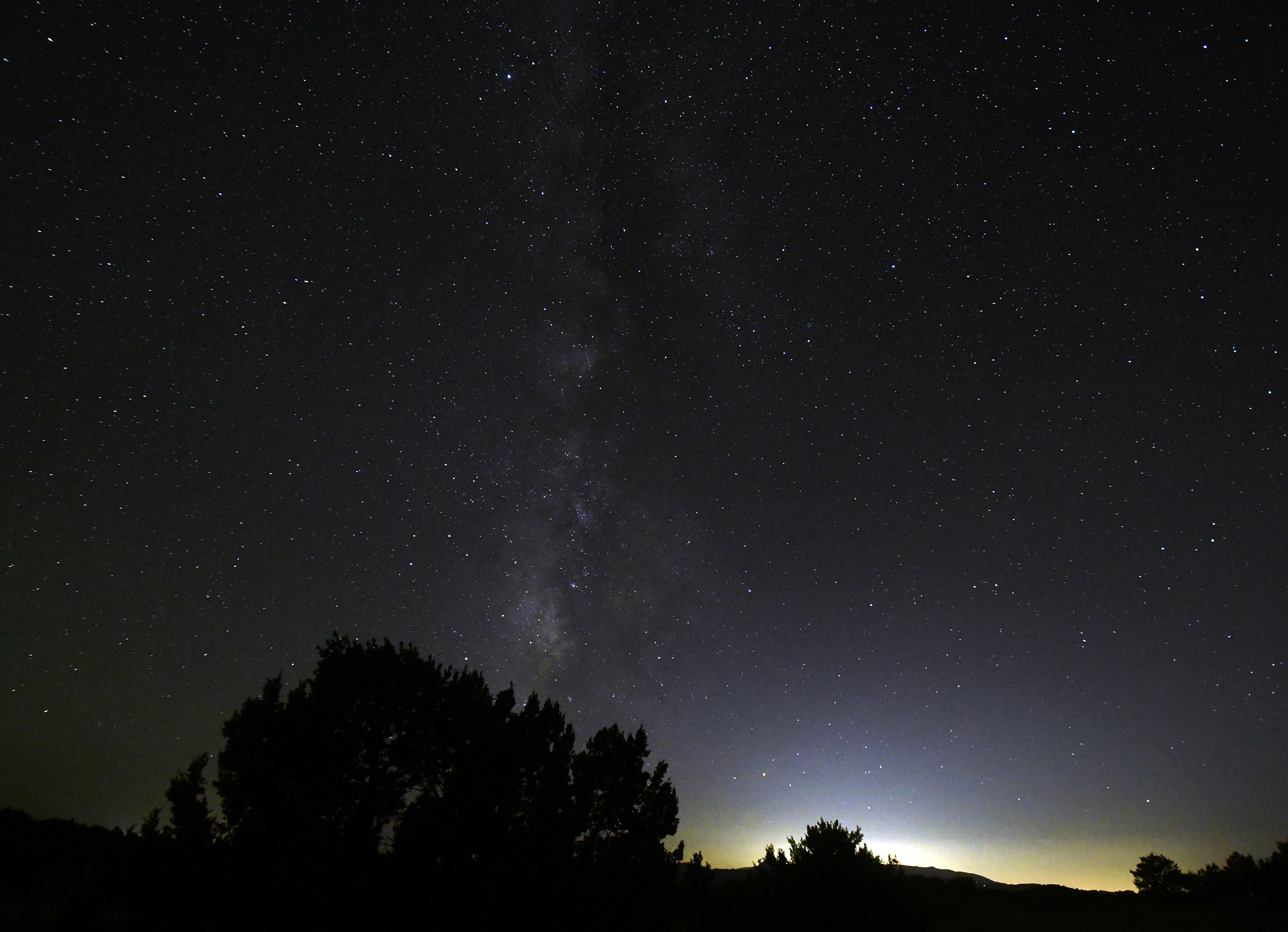 The night sky and Milky Way in New Mexico The night sky and Milky Way in New Mexico