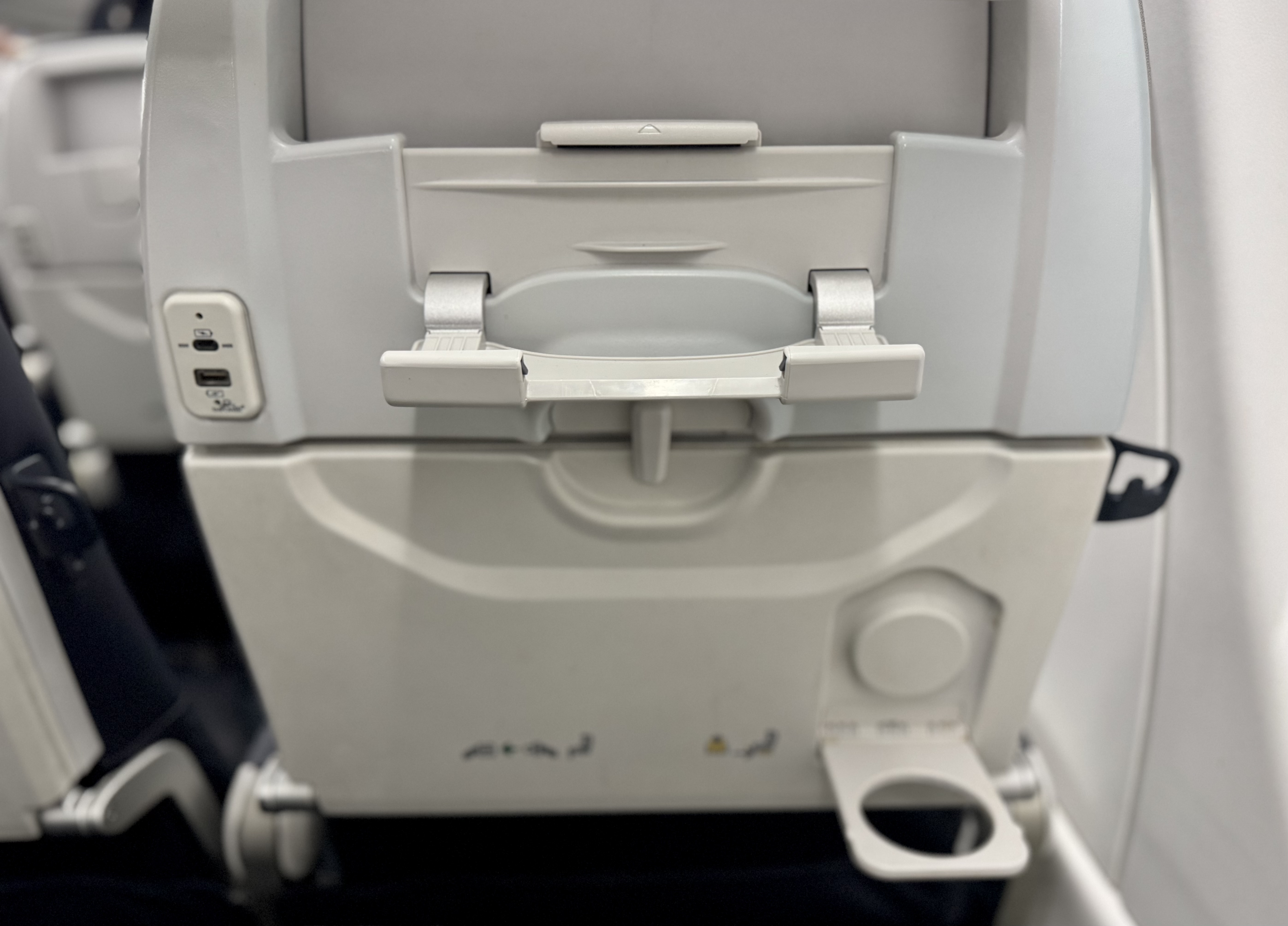 Air France Airbus A220 economy seatback Air France Airbus A220 economy seatback