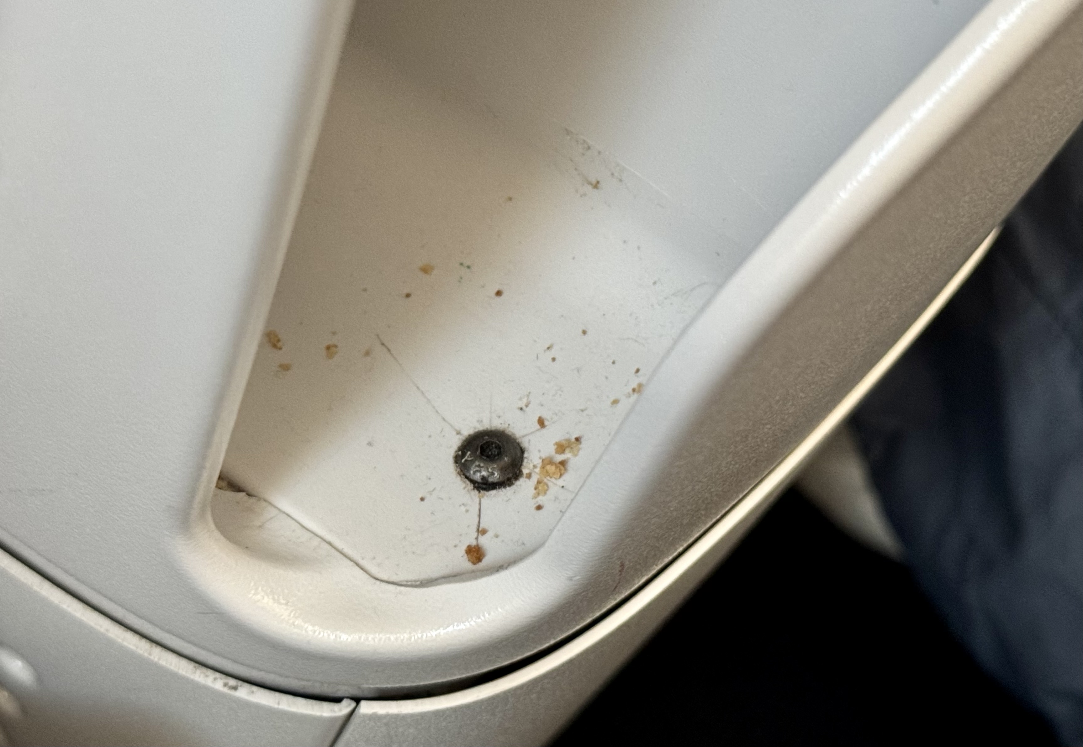 Air France Boeing 789 premium economy seat dirt Air France Boeing 789 premium economy seat dirt