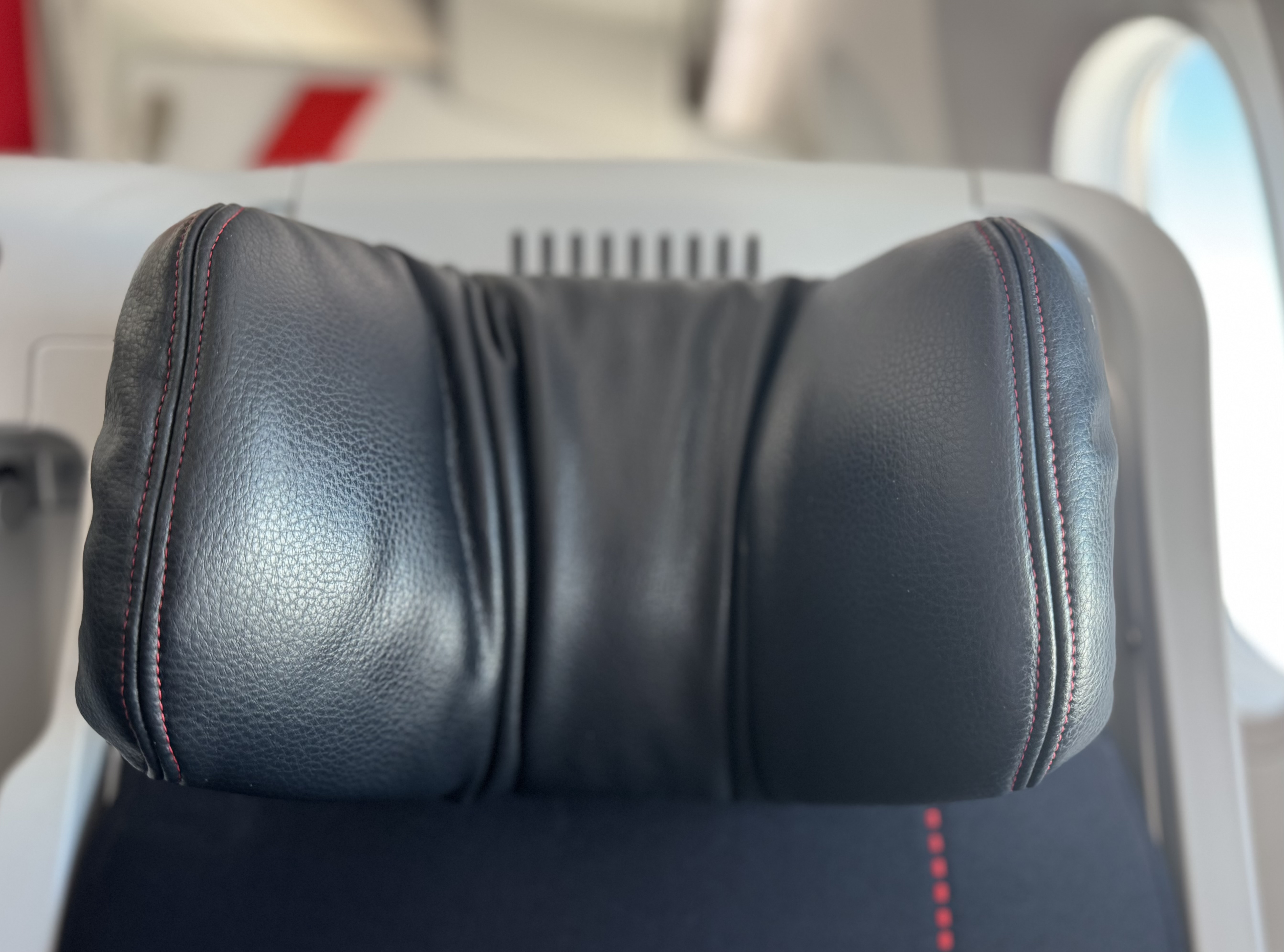 Air France Boeing 789 premium economy seat headrest Air France Boeing 789 premium economy seat headrest