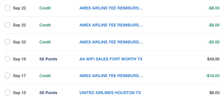 Amex Platinum reimbursement credits Amex Platinum reimbursement credits