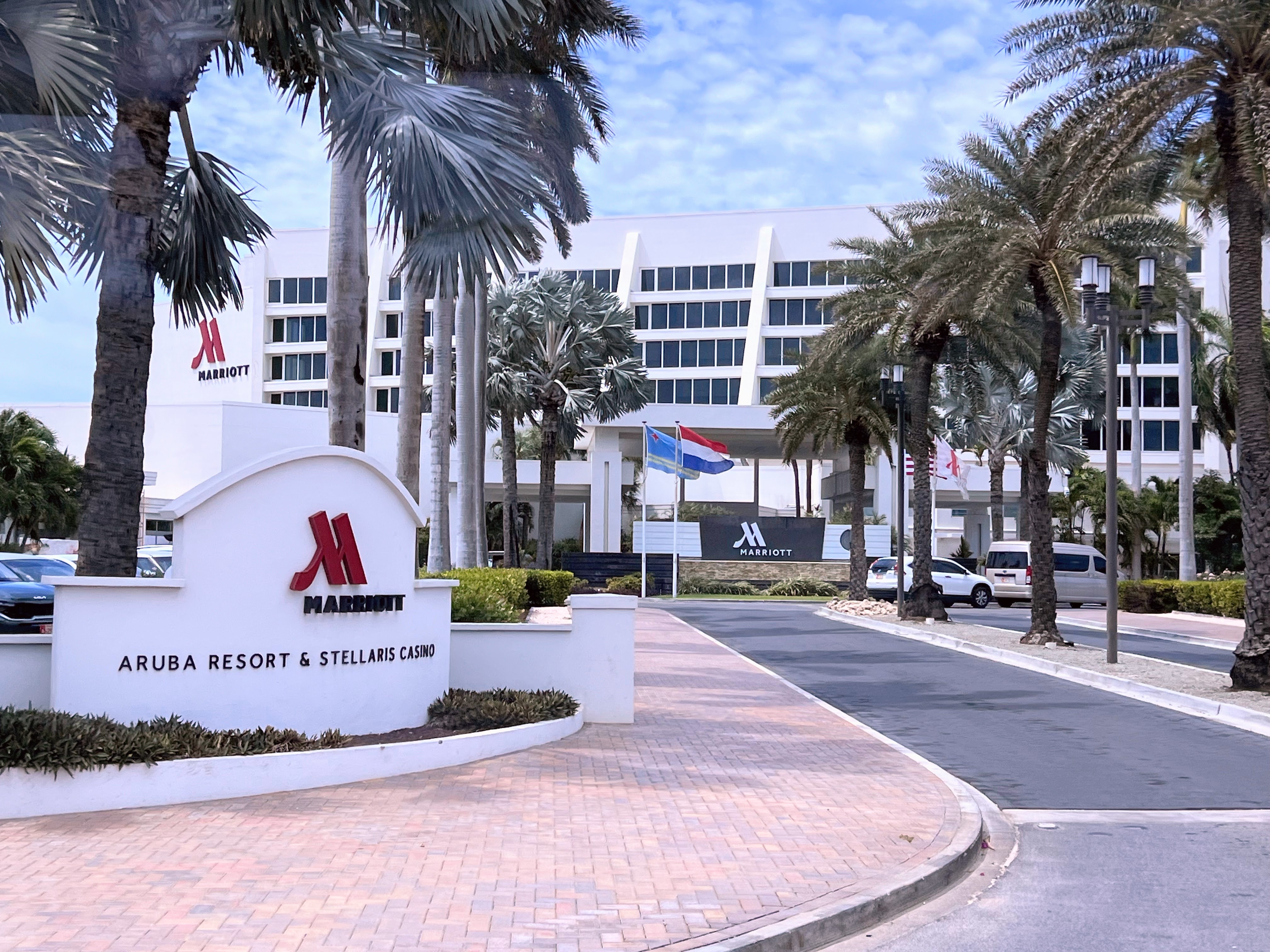 Aruba Marriott Resort and Stellaris Casino entrance Aruba Marriott Resort and Stellaris Casino entrance