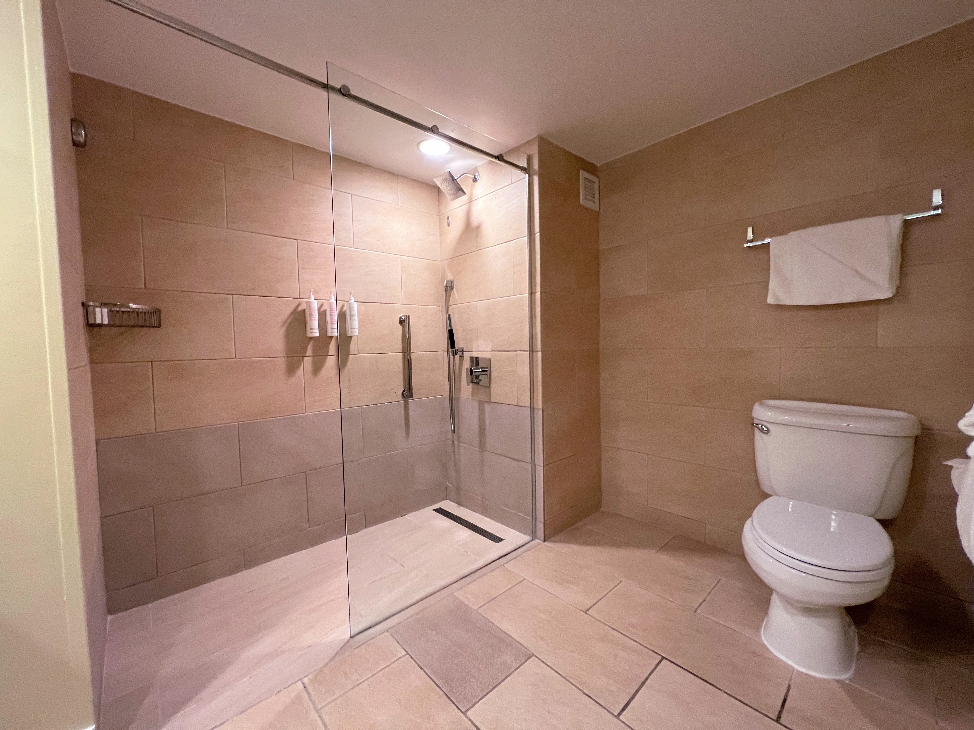 Aruba Marriott Resort guest room bathroom Aruba Marriott Resort guest room bathroom
