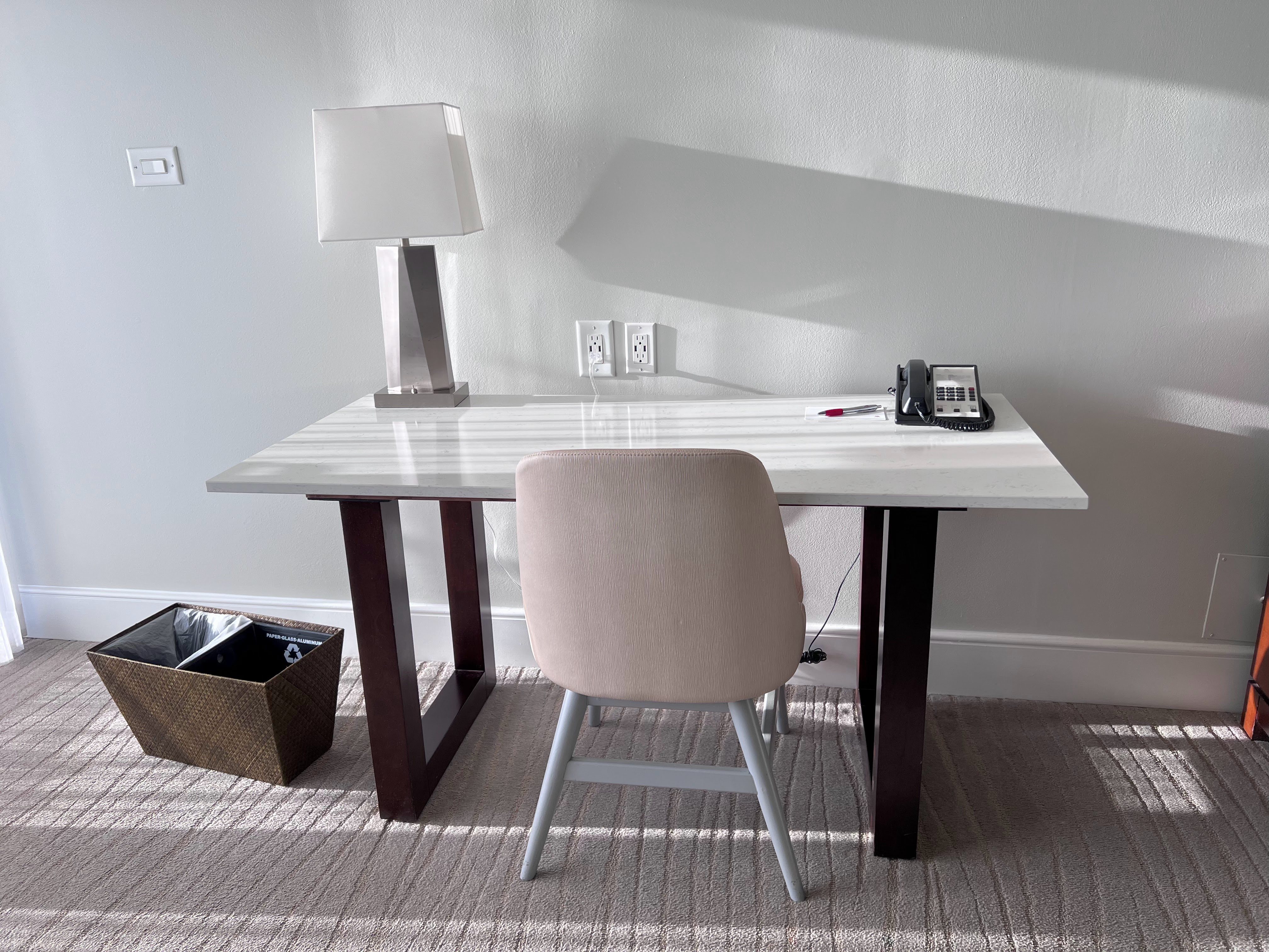 Aruba Marriott Resort guest room desk Aruba Marriott Resort guest room desk