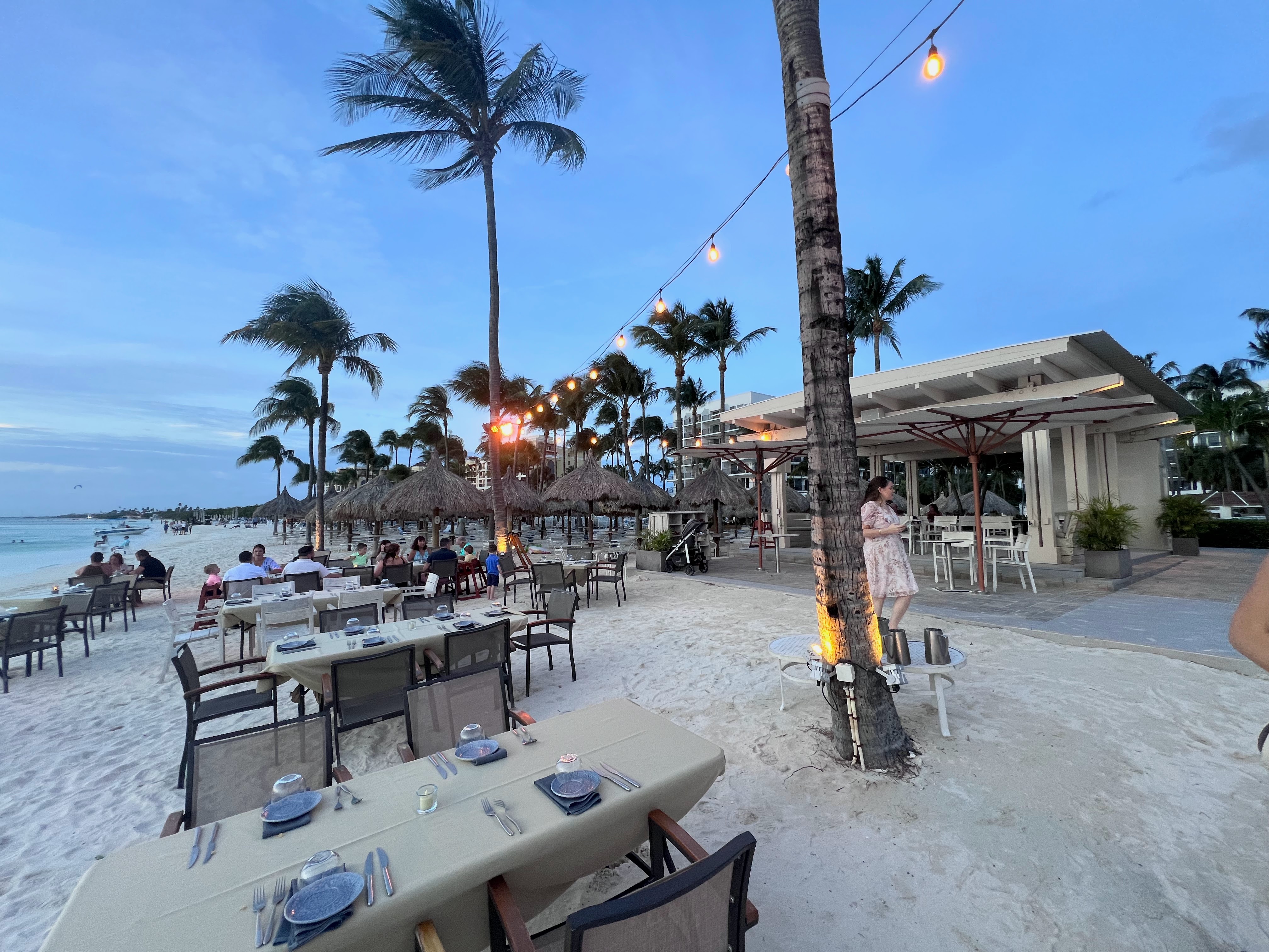 Atardi beachfront restaurant at Aruba Marriott Resort Atardi beachfront restaurant at Aruba Marriott Resort