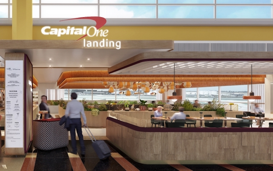 Capital One Landing rendering Capital One Landing rendering