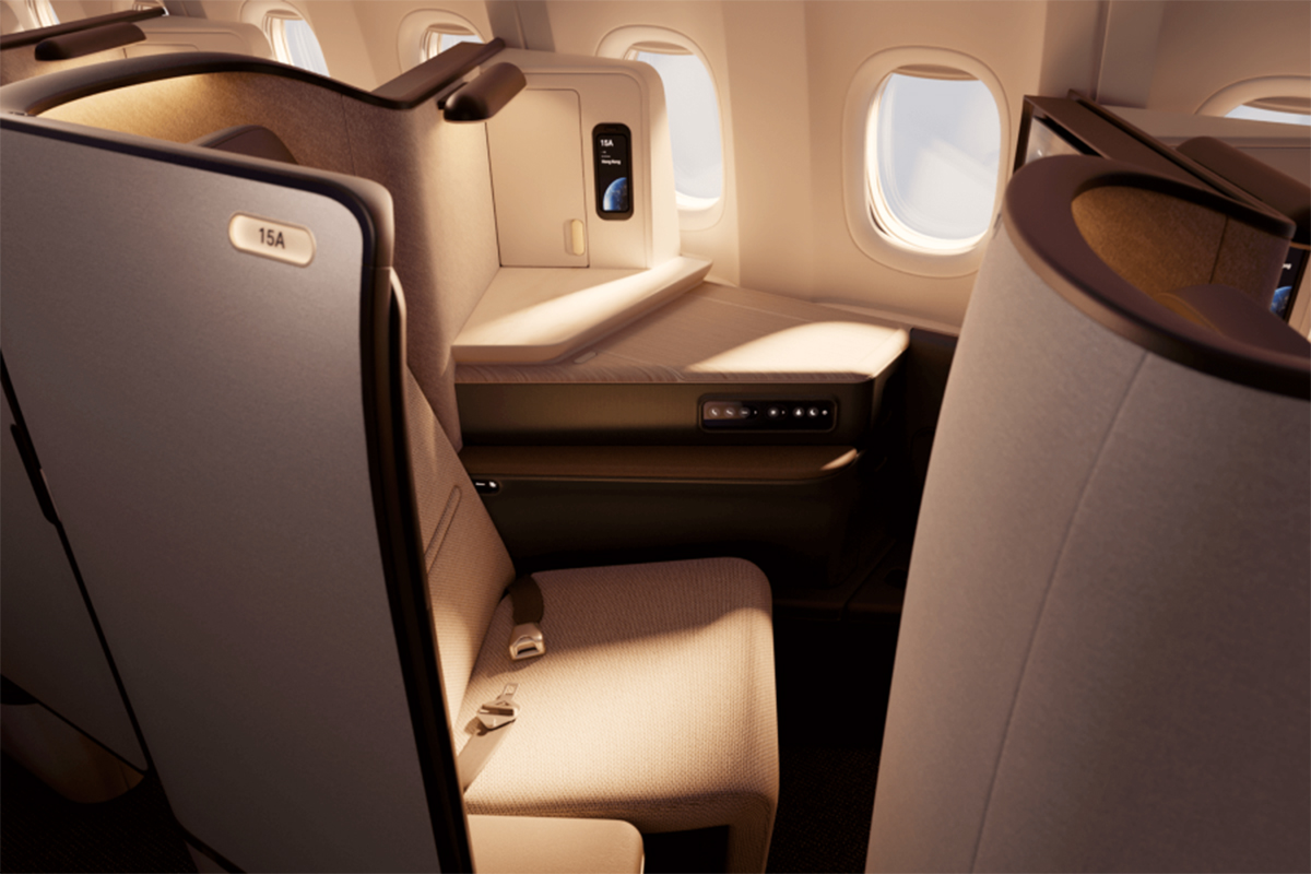 Cathay Pacific Aria Suites seat Cathay Pacific Aria Suites seat