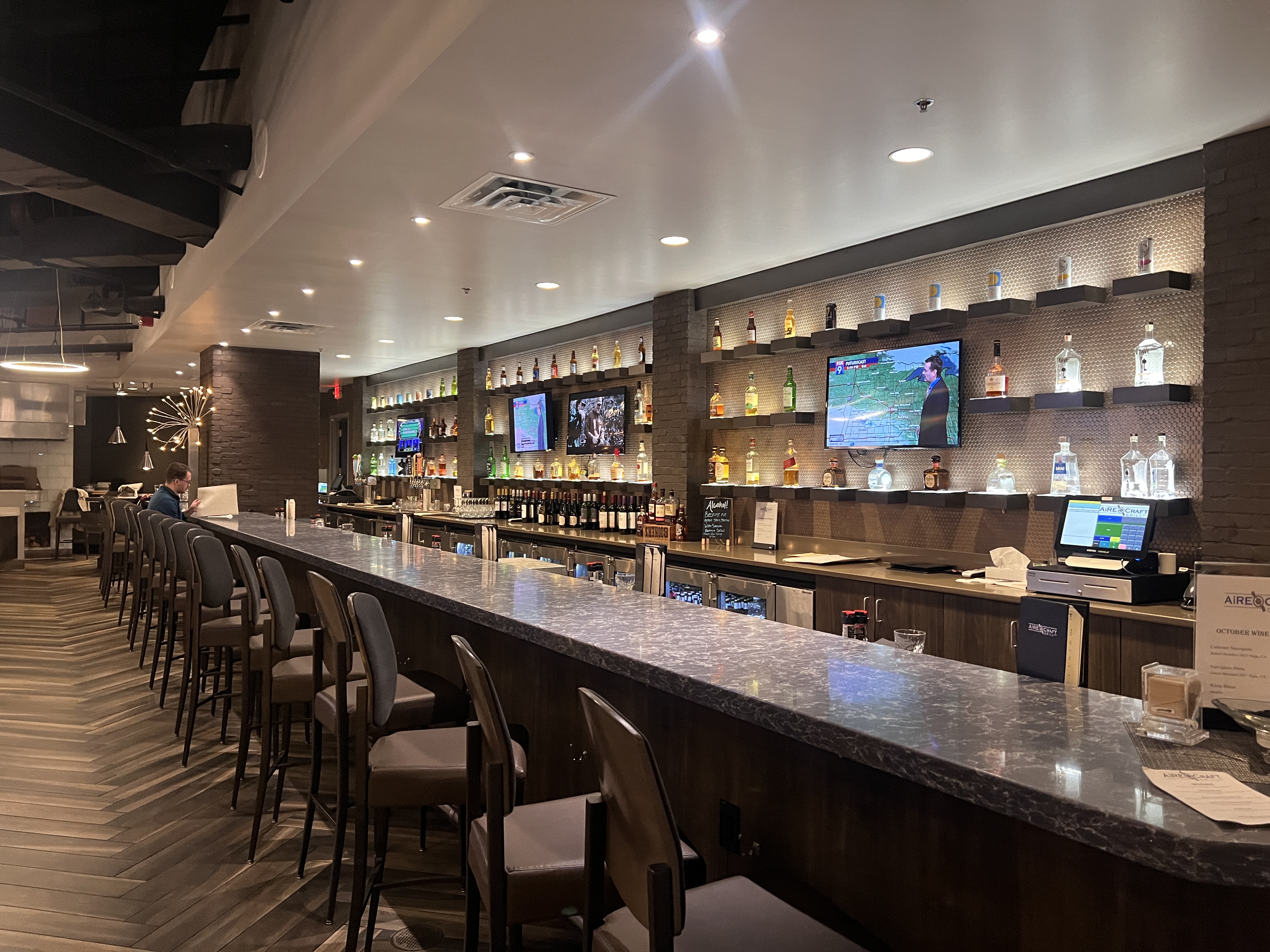 Crowne Plaza Suites MSP Airport Mall of America AiRe bar seating Crowne Plaza Suites MSP Airport Mall of America AiRe bar seating