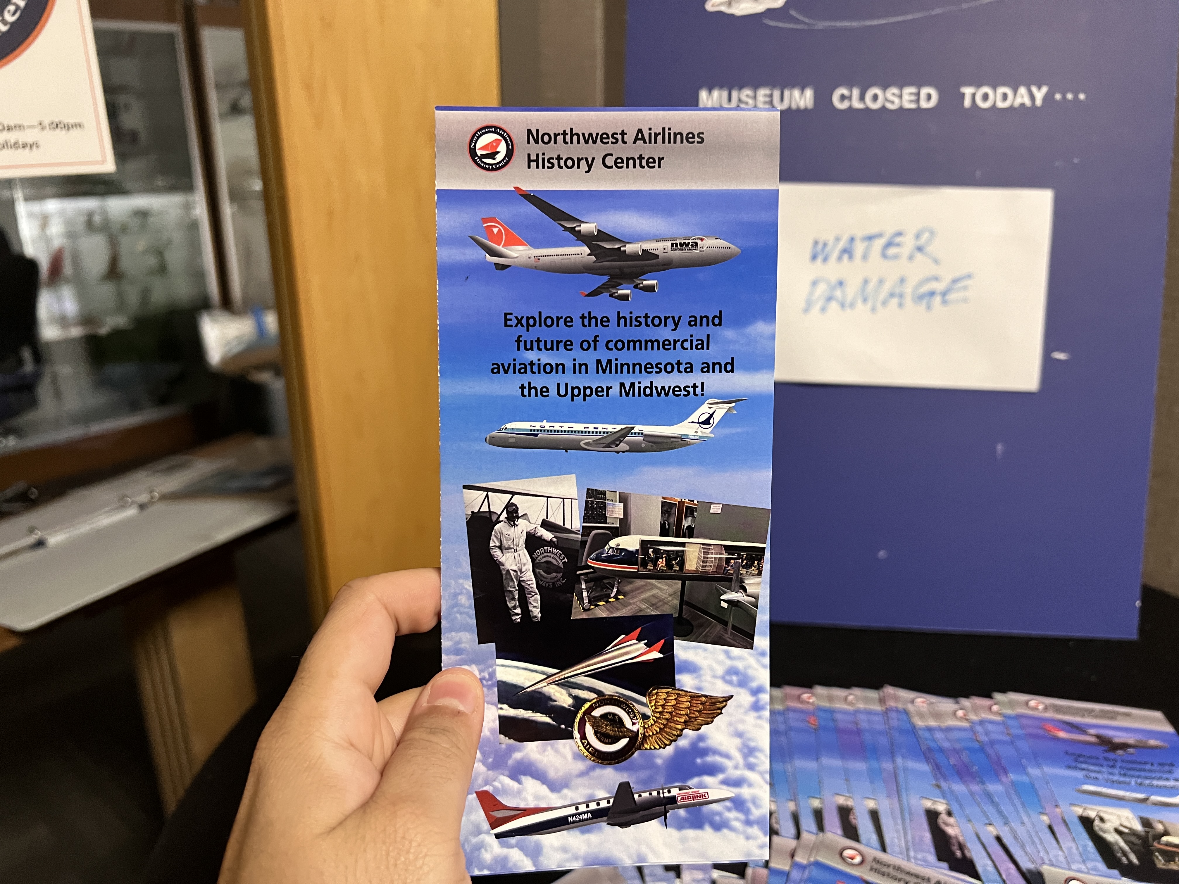 Crowne Plaza Suites MSP Airport Mall of America NWA History brochure Crowne Plaza Suites MSP Airport Mall of America NWA History brochure