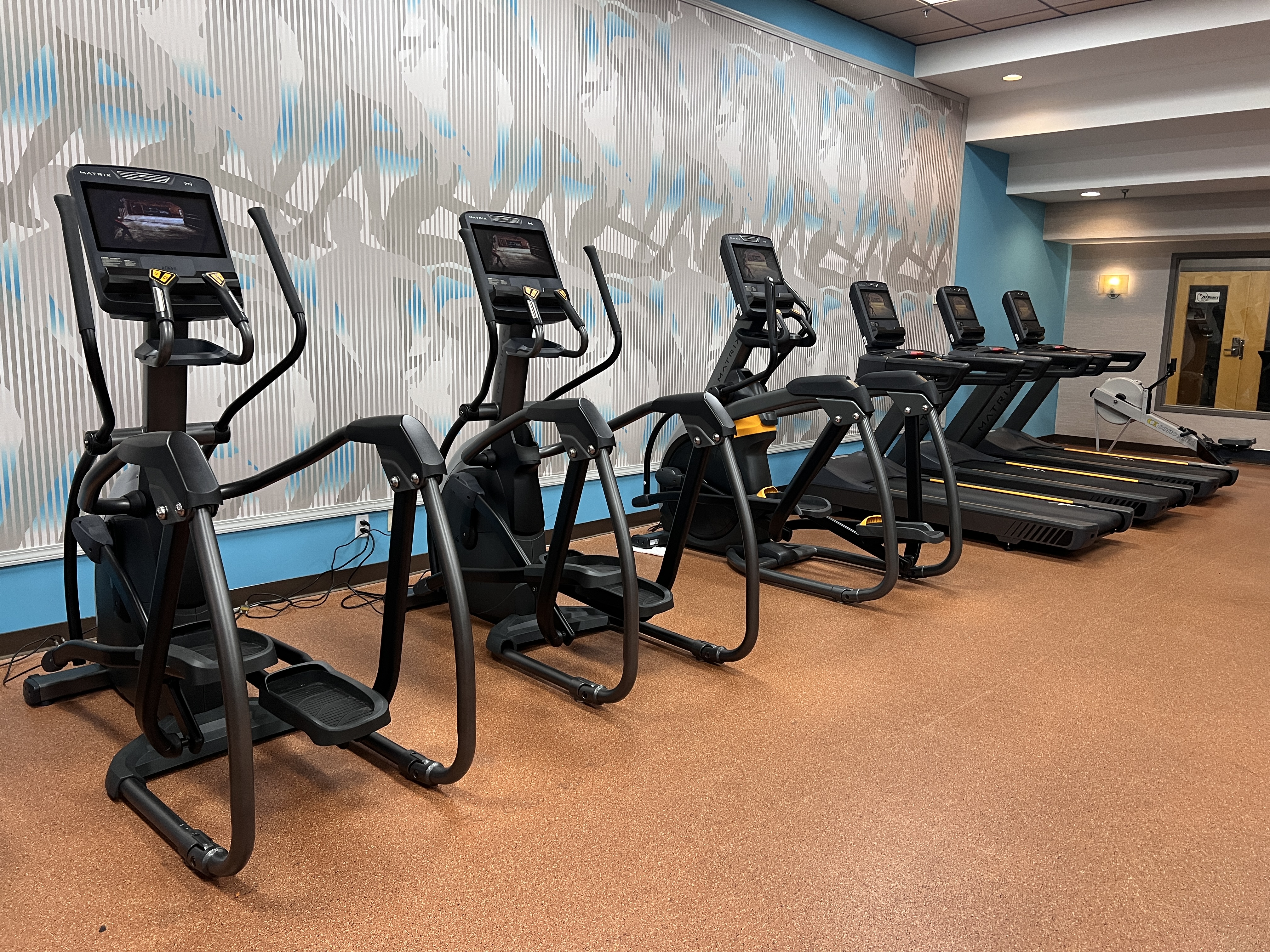 Crowne Plaza Suites MSP Airport Mall of America fitness center elliptical and treadmills Crowne Plaza Suites MSP Airport Mall of America fitness center elliptical and treadmills